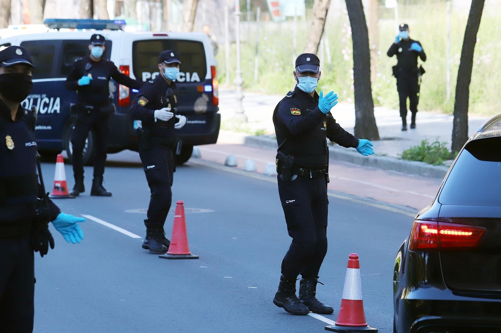 Agentes de la Policía Nacional.