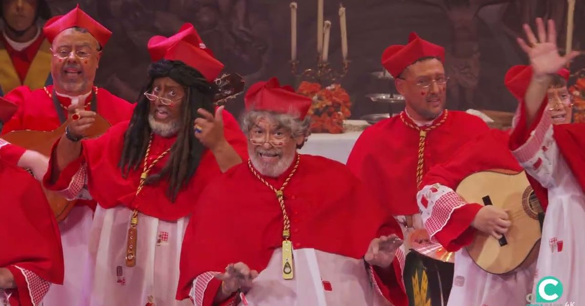 Chirigota 'Los que van a coger papas' en el COAC 2026