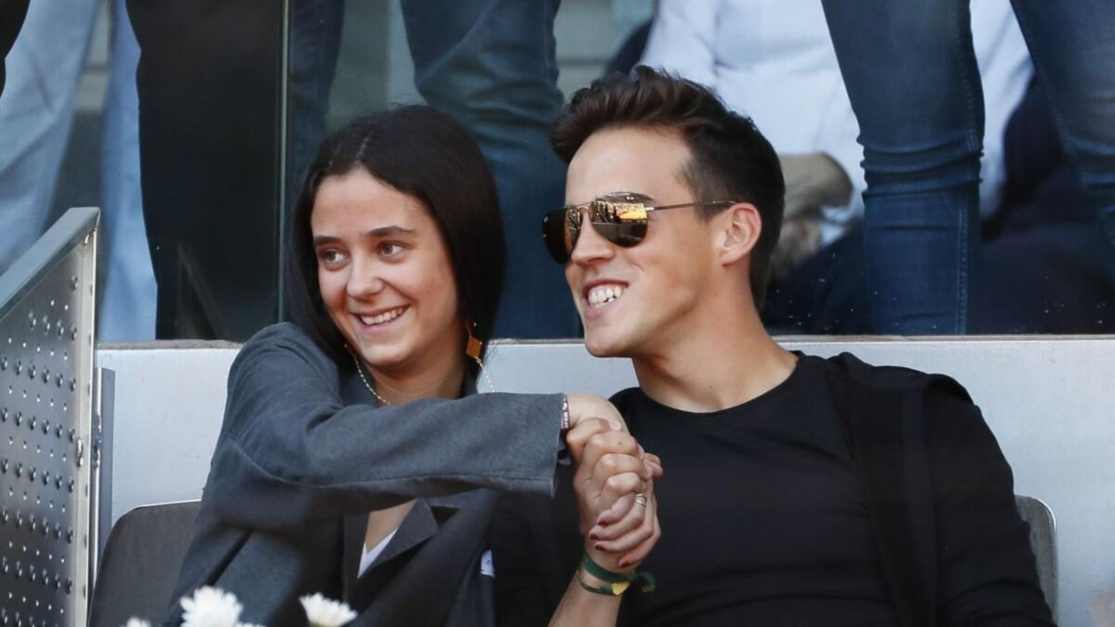 Victoria Federica, con el diestro Gonzalo Caballero.