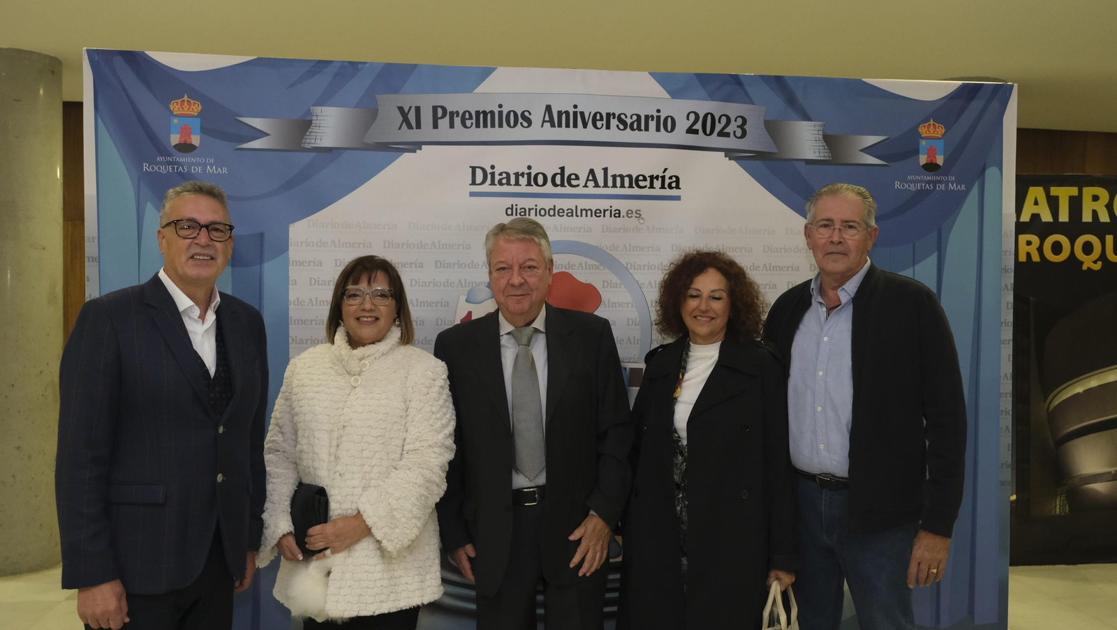 Imágenes de la Gala Aniversario de Diario de Almería, en Roquetas