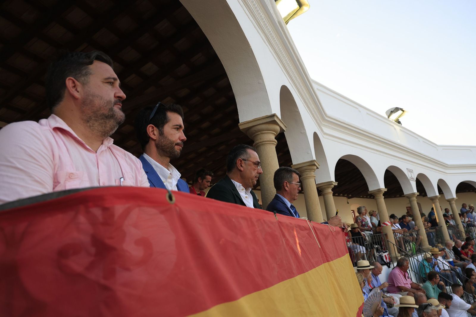Fotos de la corrida de toros de la Feria de San Roque con David Galván, Román y Joaquín Galdós