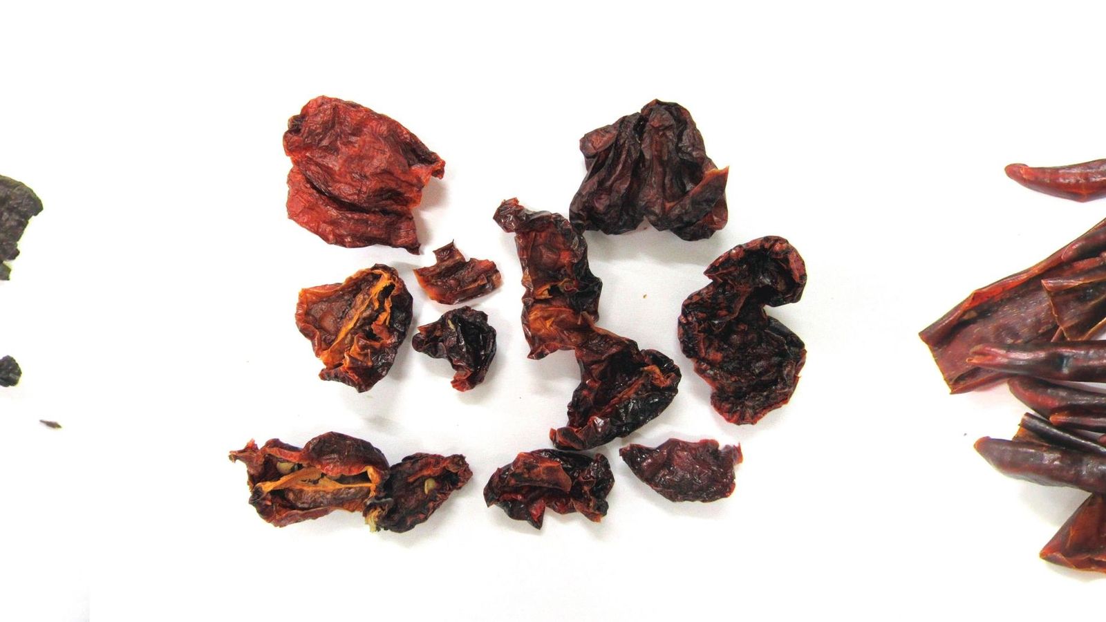 Pimientos deshidratados.