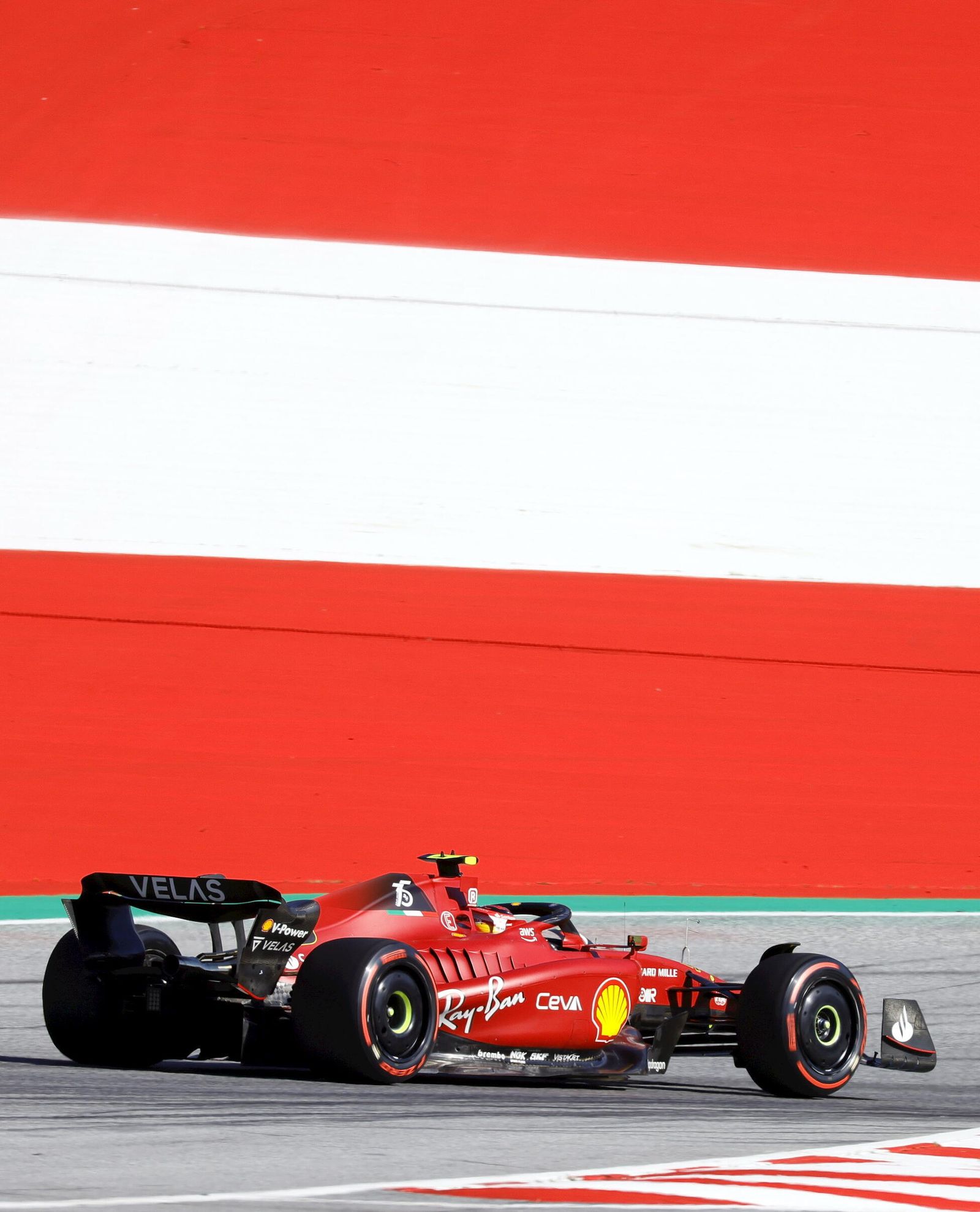Carlos Sainz, rodando en el Red Bull Ring.