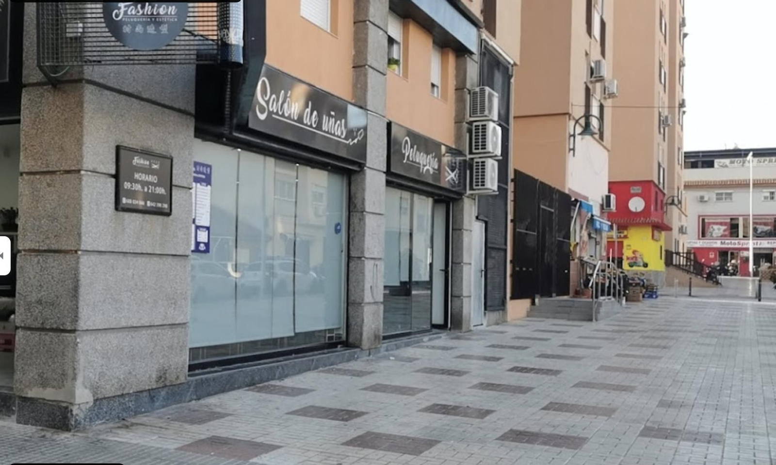 La peluquería donde tuvo lugar el atraco. La peluquería donde tuvo lugar el atraco.