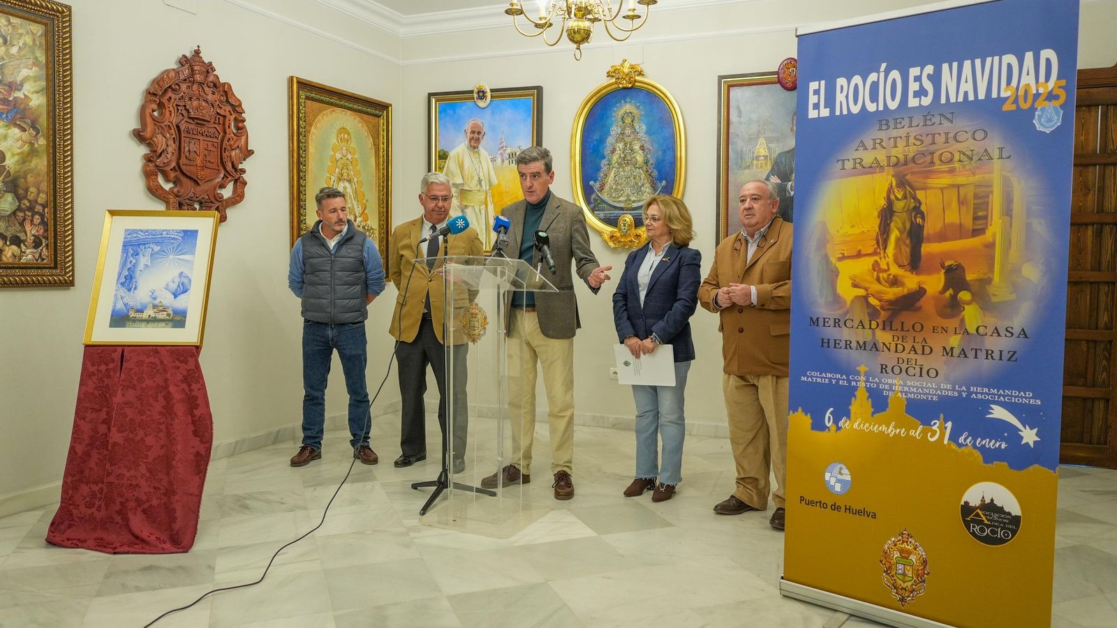 Presentación de la felicitación de Navidad de la Matriz.