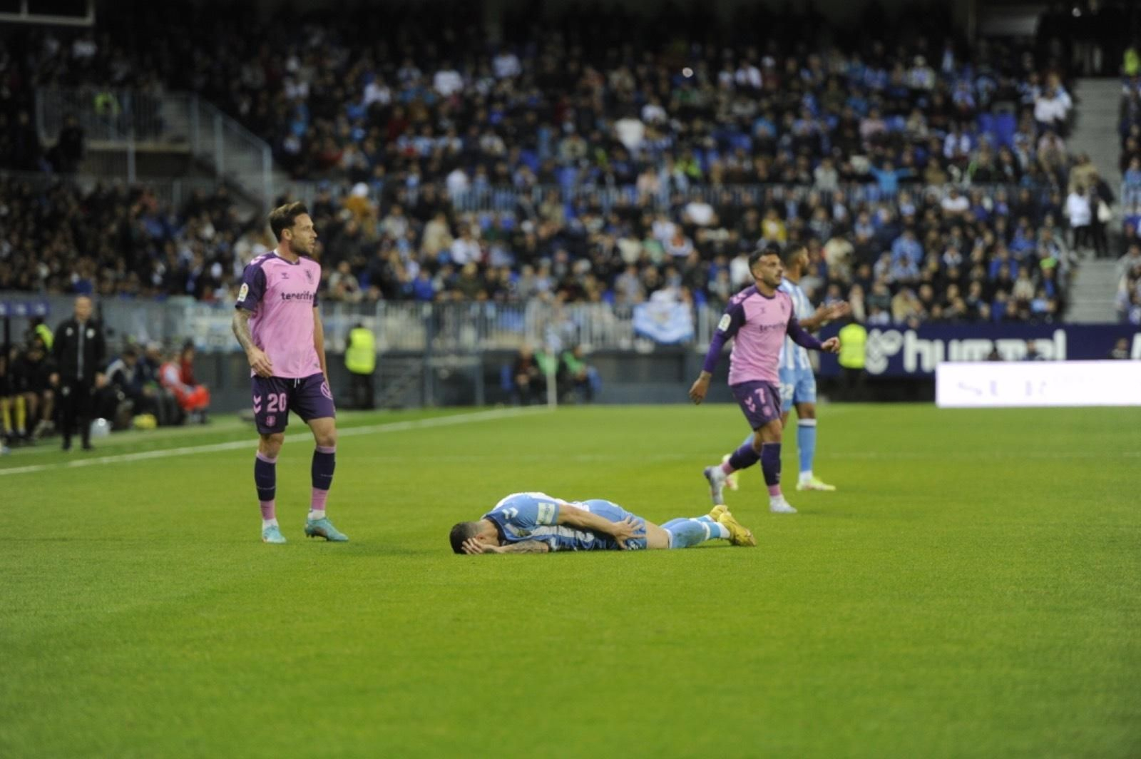 El Málaga CF - Tenerife, en fotos