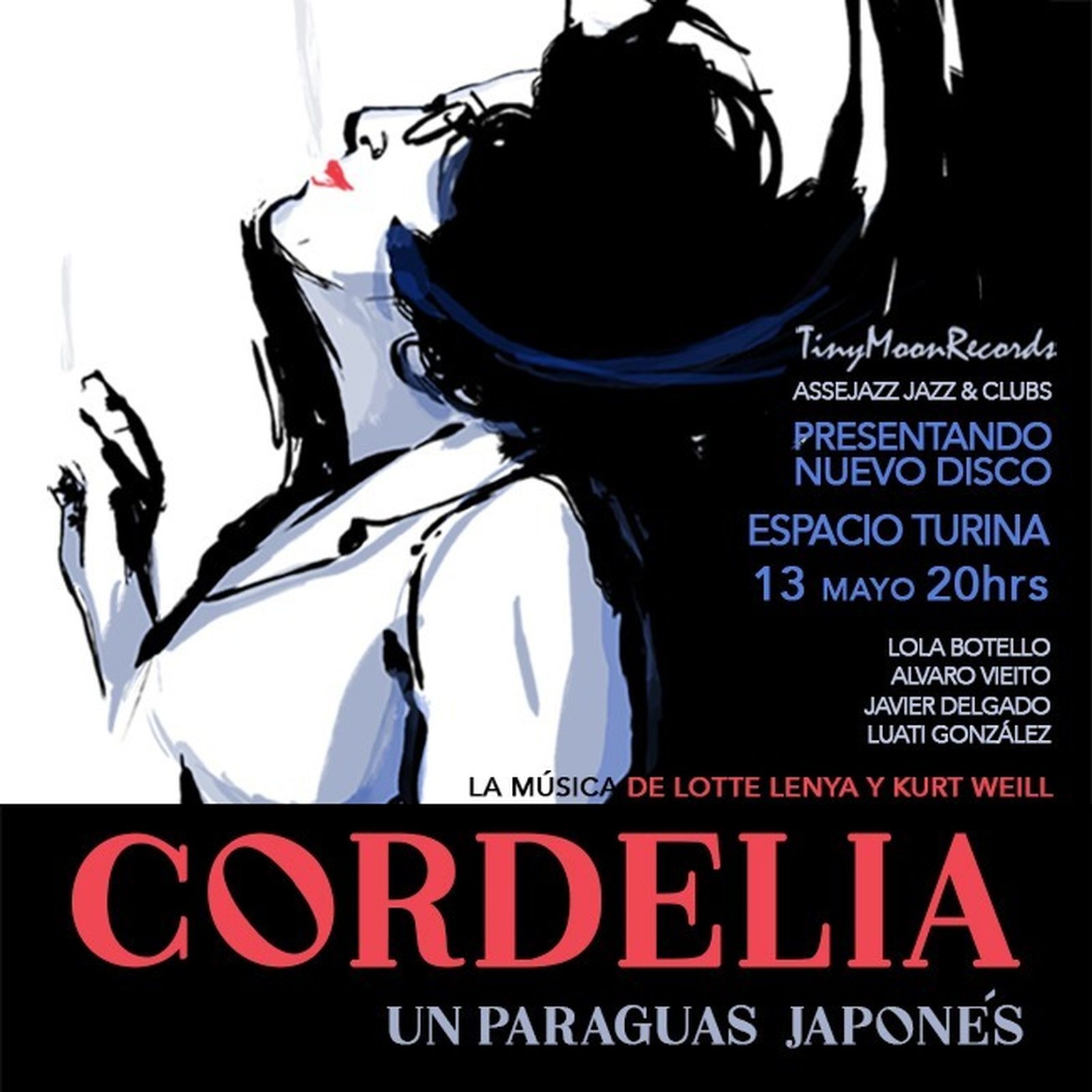 Cartel del spectáculo 'Un Paraguas Japonés'.