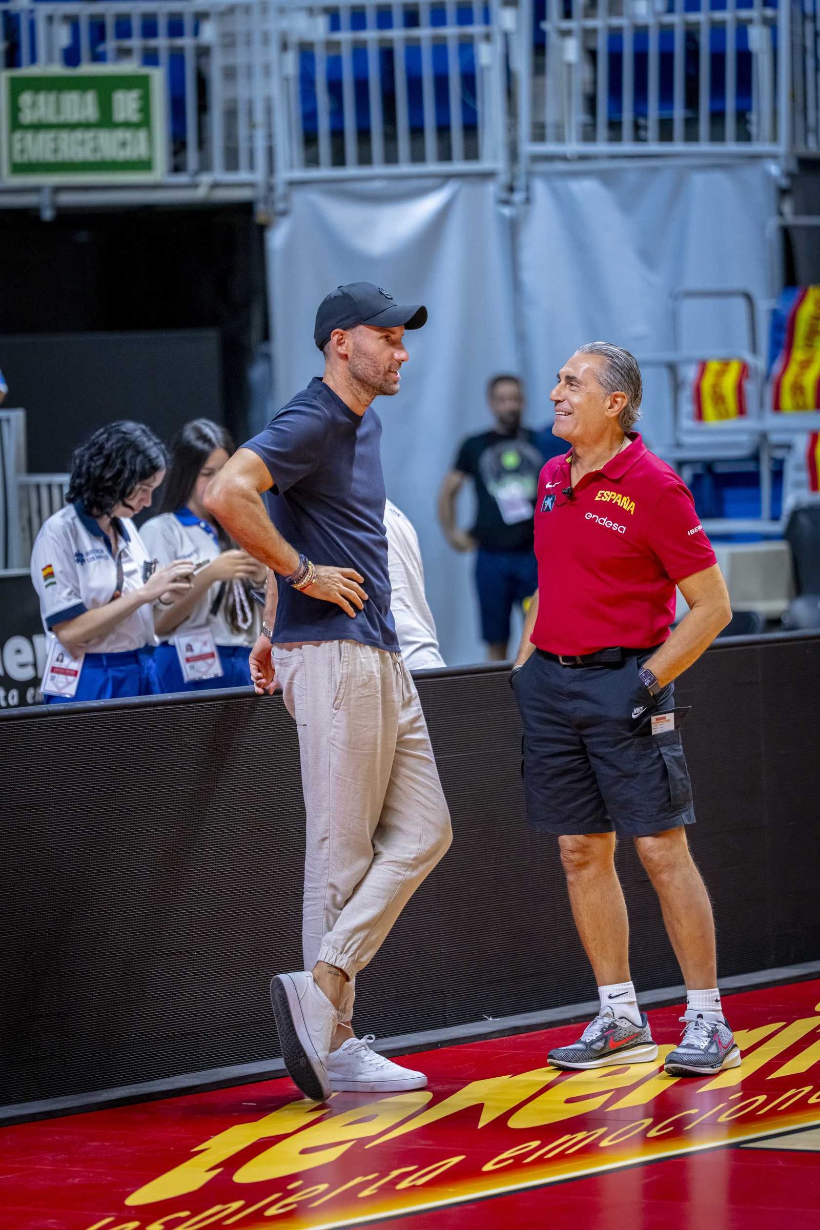 Rudy Fernández visita a España en Málaga