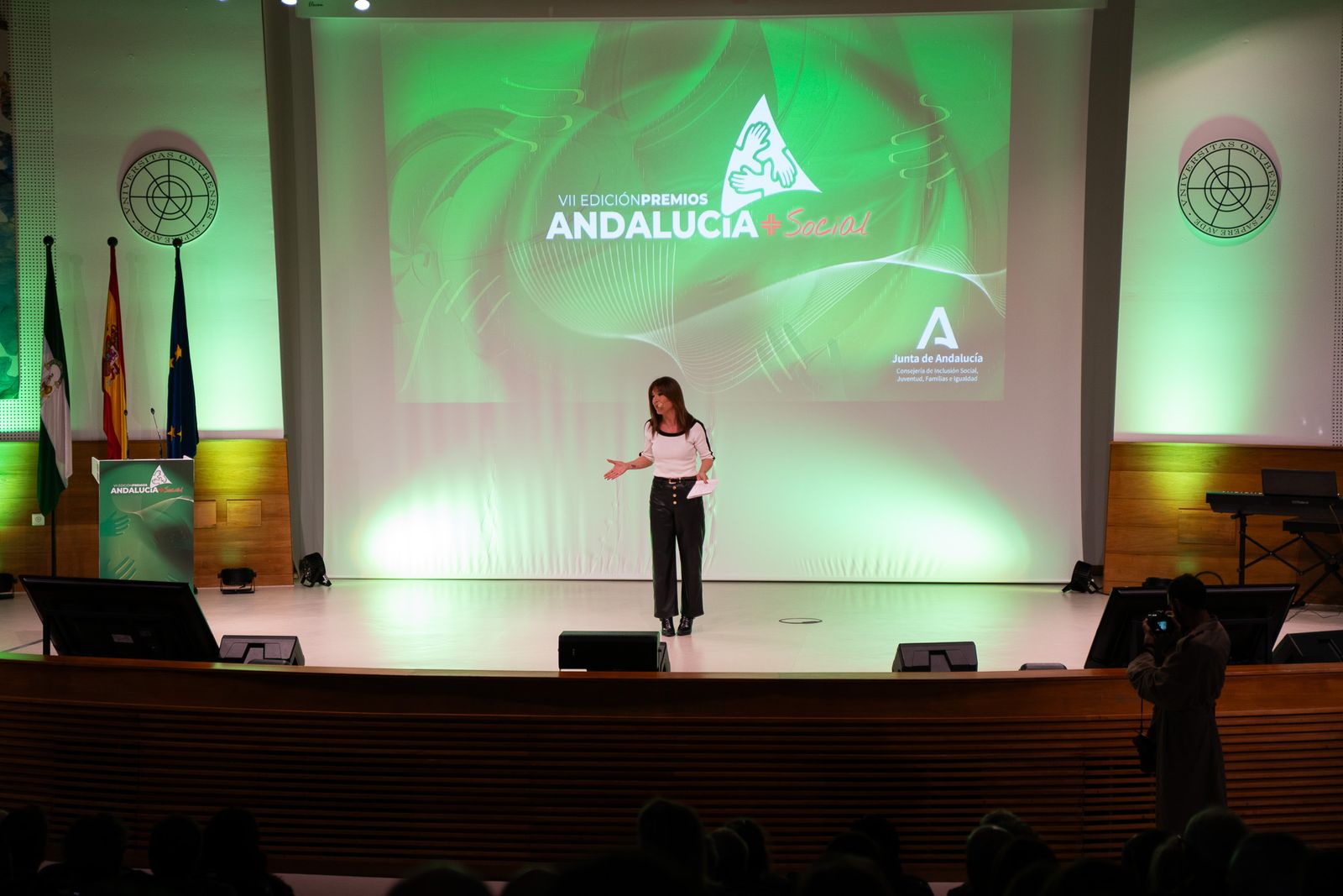 Imágenes de la VII edición de los Premios Andalucía + Social en la Universidad de Huelva