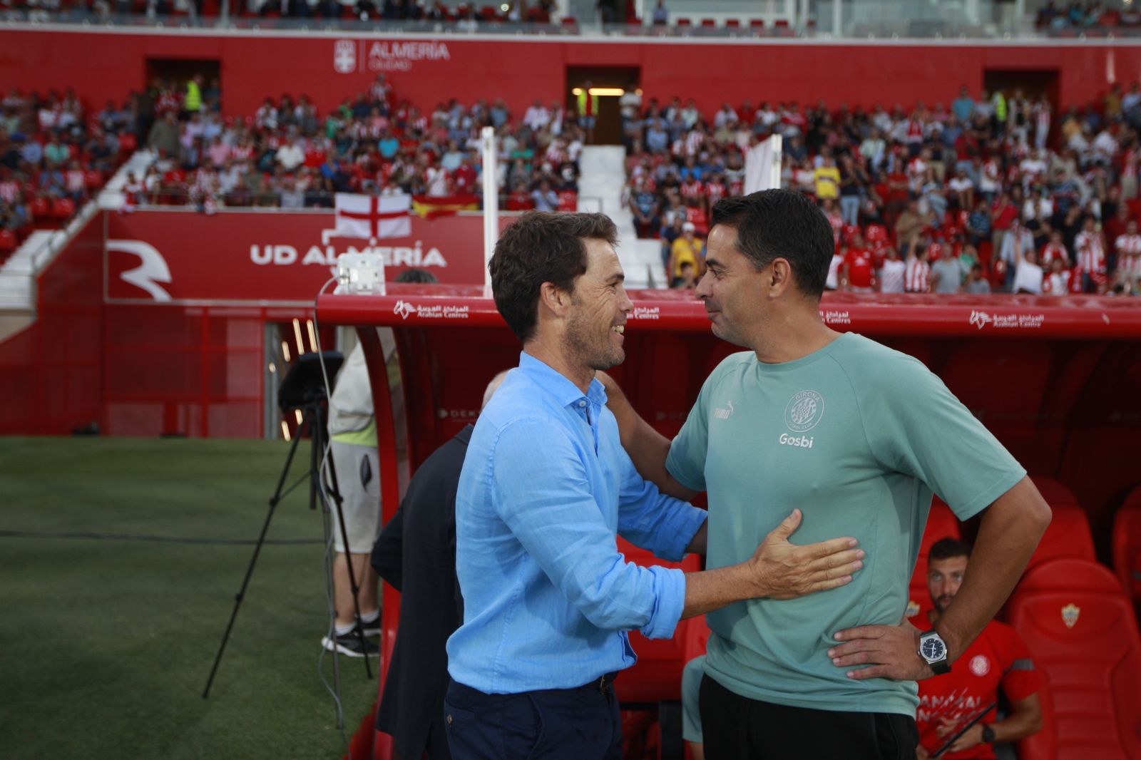 Imágenes del partido de fútbol U.D. Almería-Girona F.C.