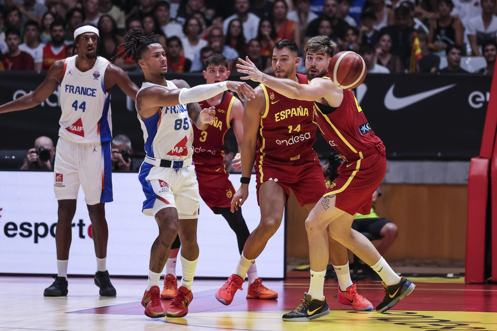 Las fotos del España - Francia de baloncesto