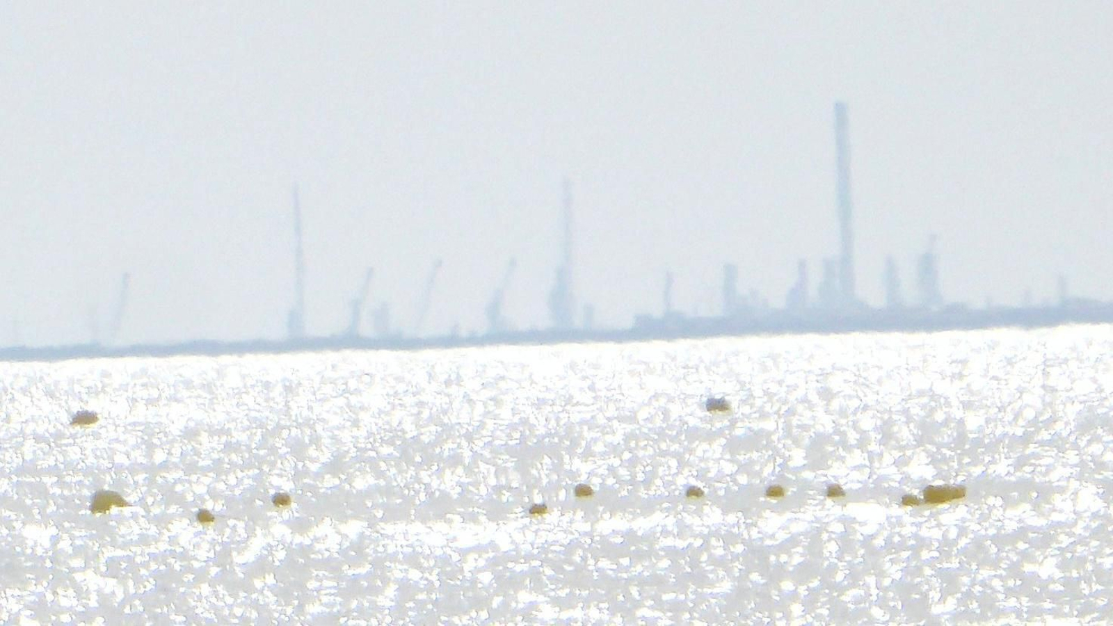 El espejismo provocado en La Antilla.