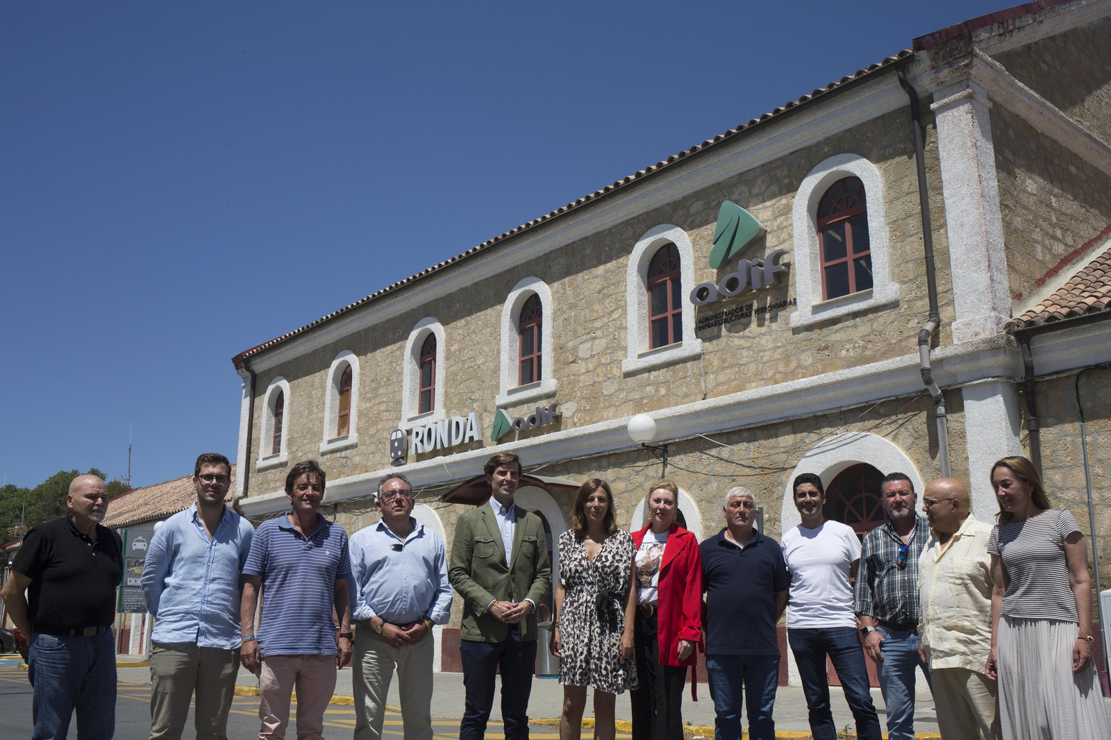 Alcaldes, diputados y ediles de la comarca de Ronda del PP.