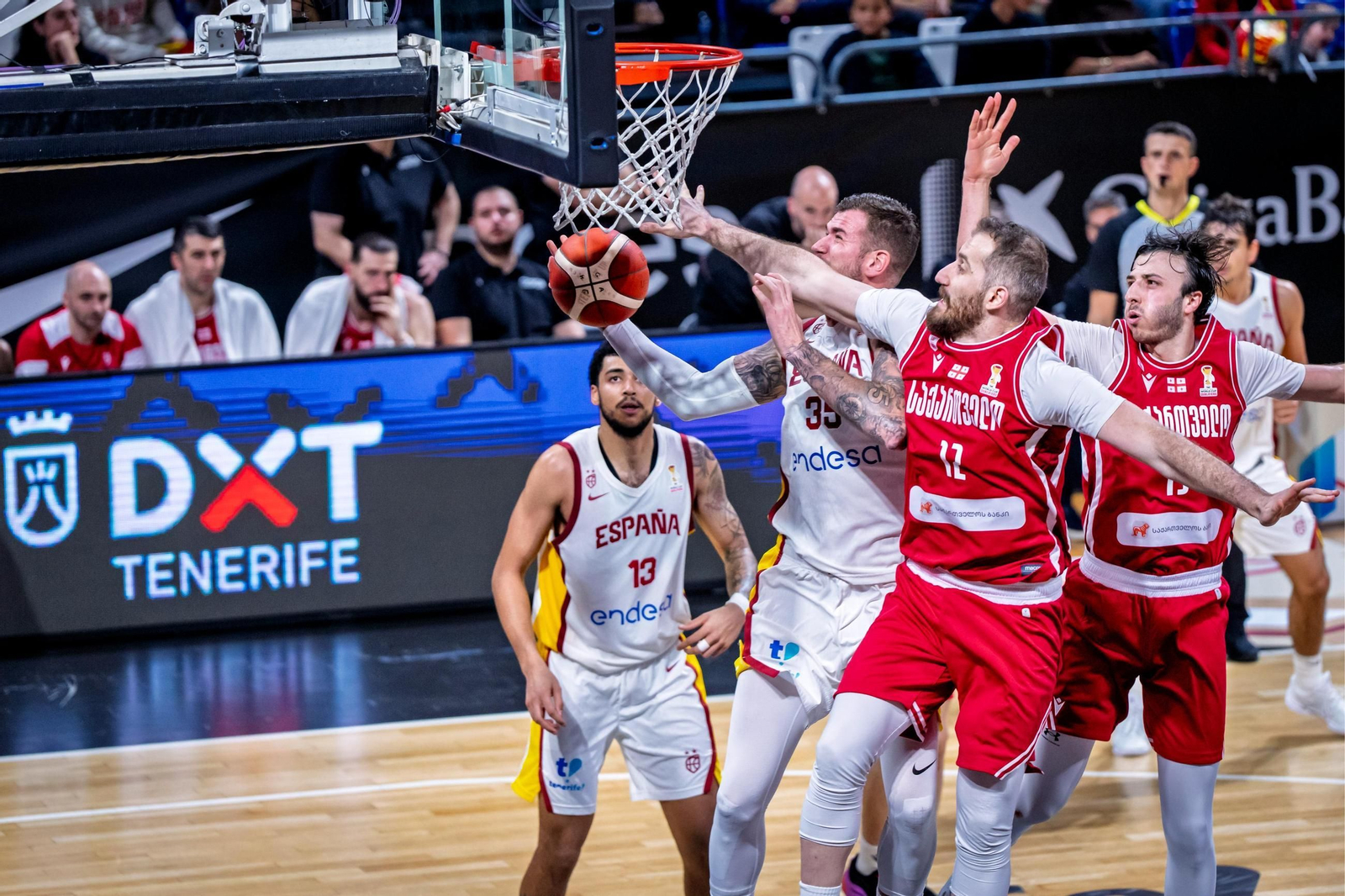Las fotos del España-Georgia de baloncesto
