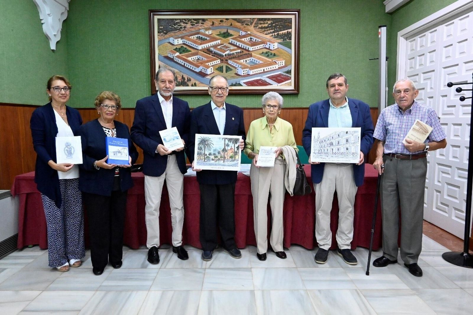 José Bacedoni hace entrega de su patrimonio literario y pictórico a la Onubense