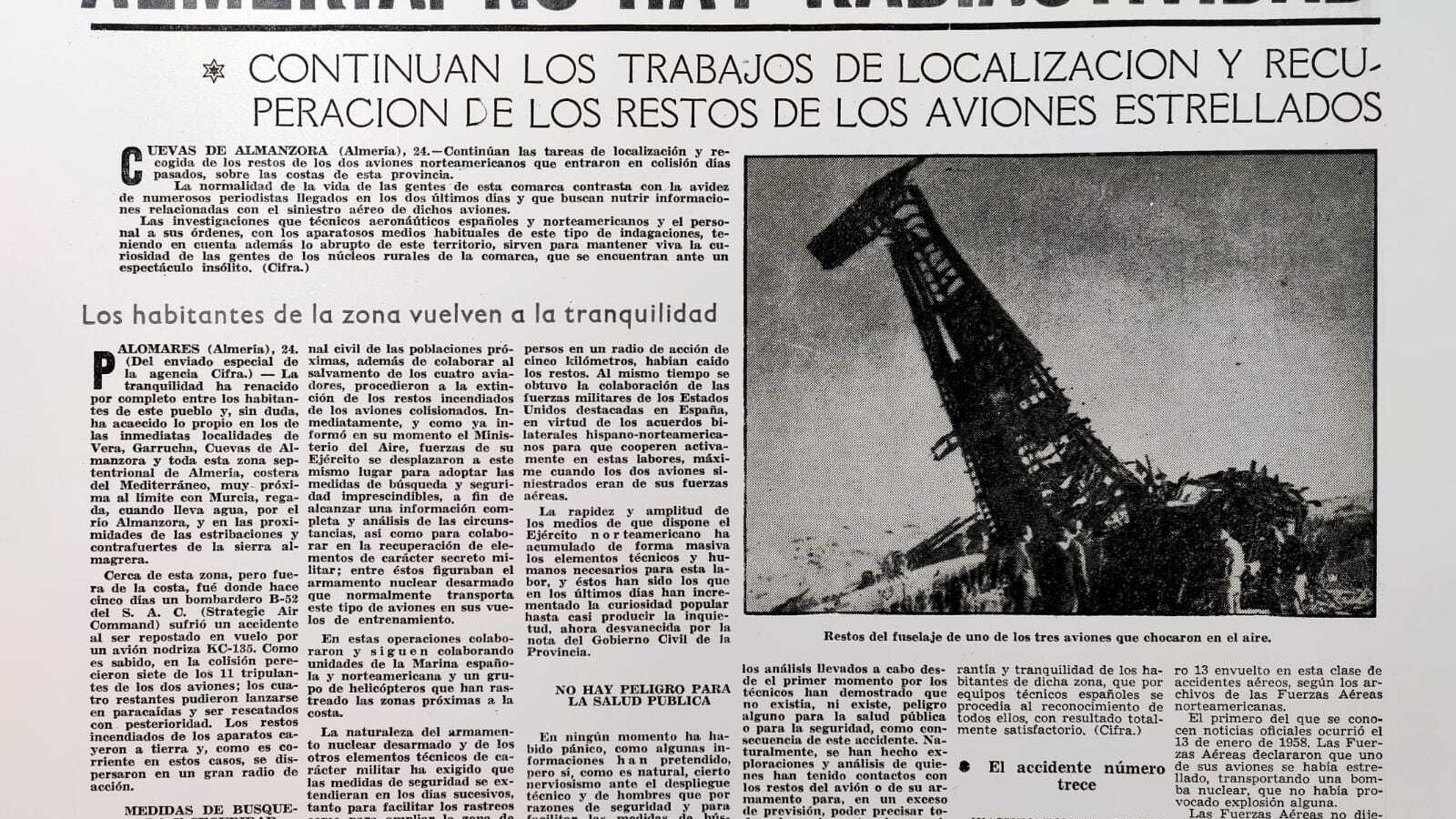 Noticia de El Pueblo a sabiendas de la sí existencia de la radiactividad.
