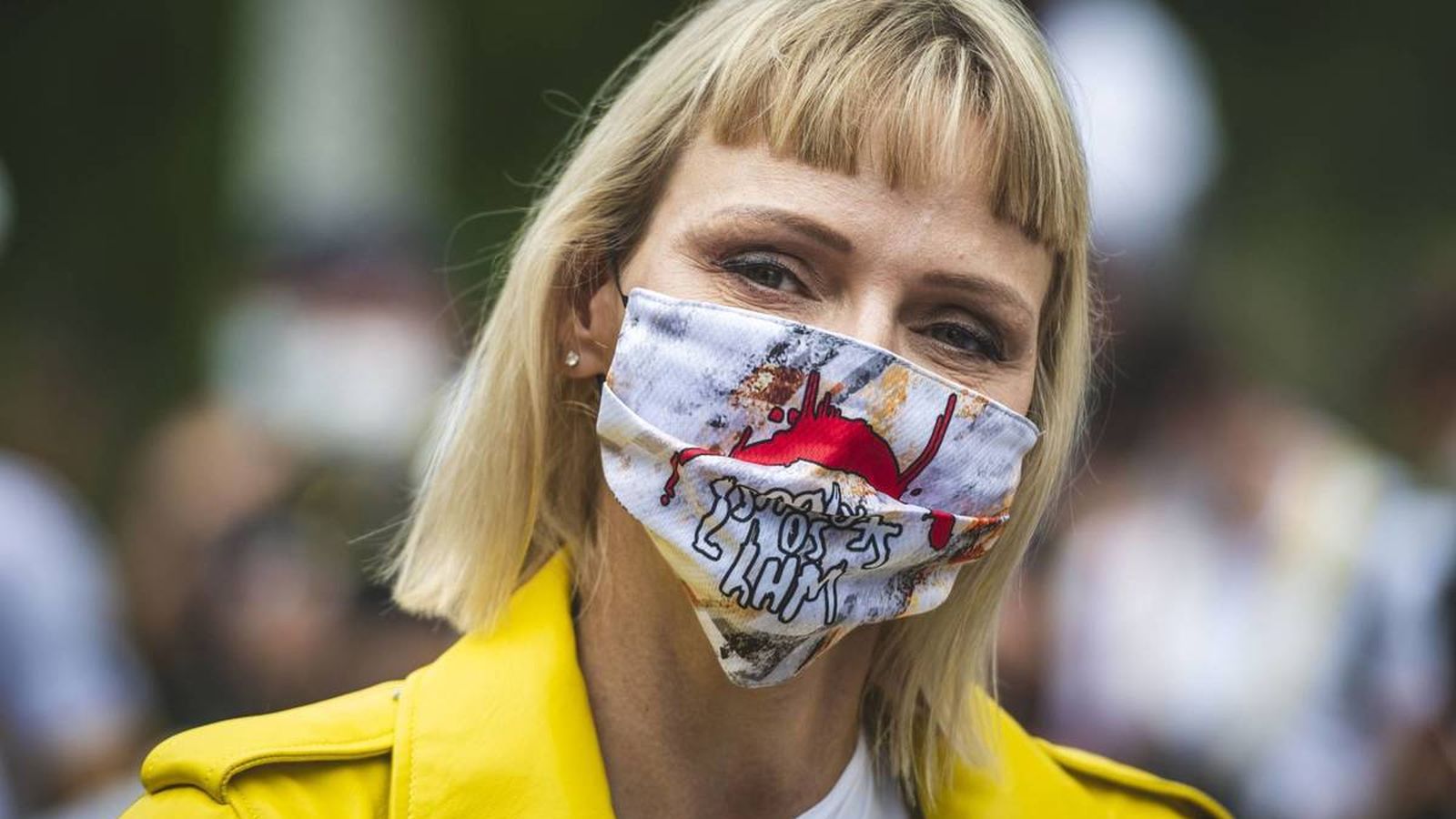 Charlene, con flequillo 'baby bang'.