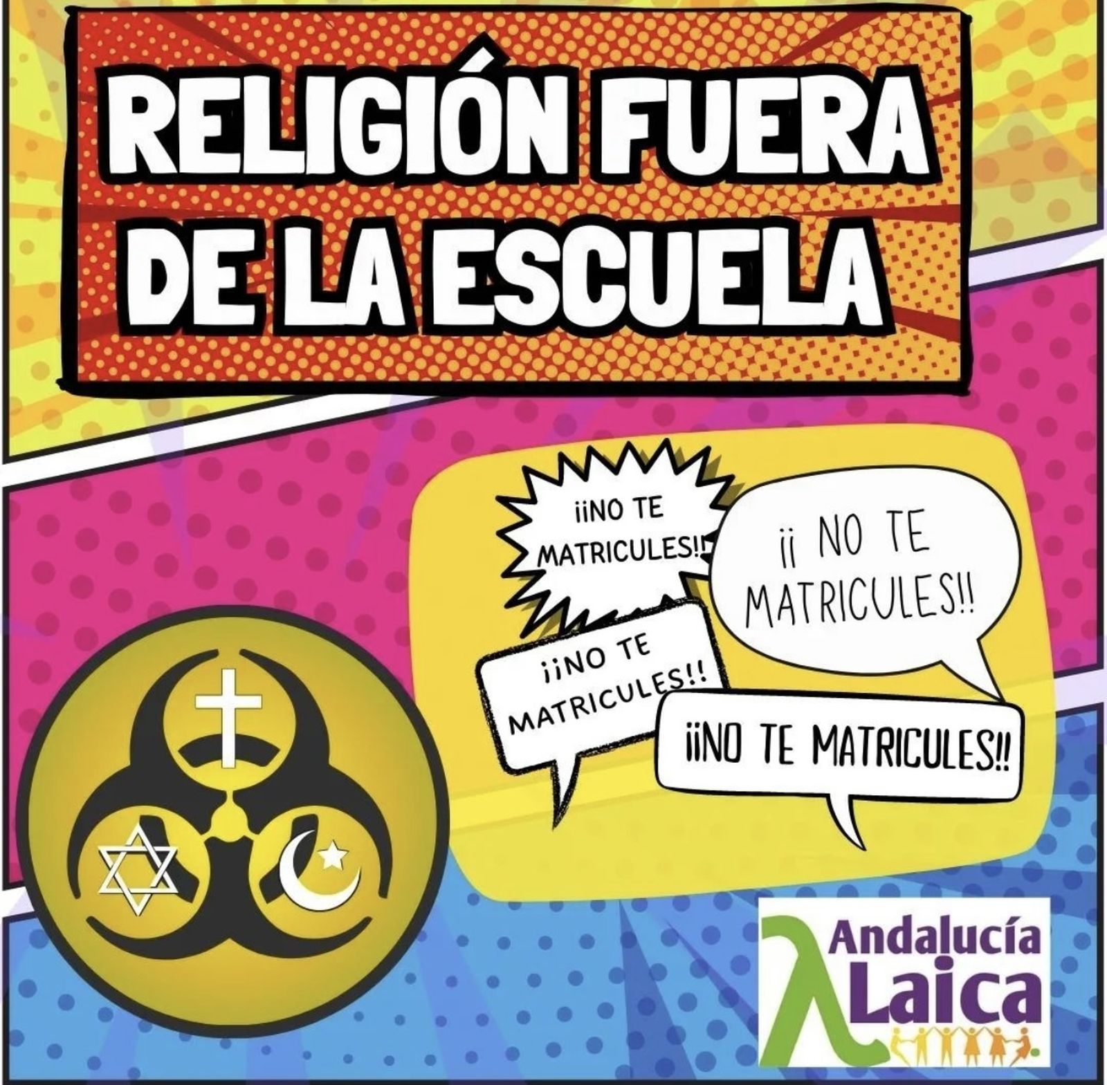 Mensaje de Andalucía Laica y USTEA