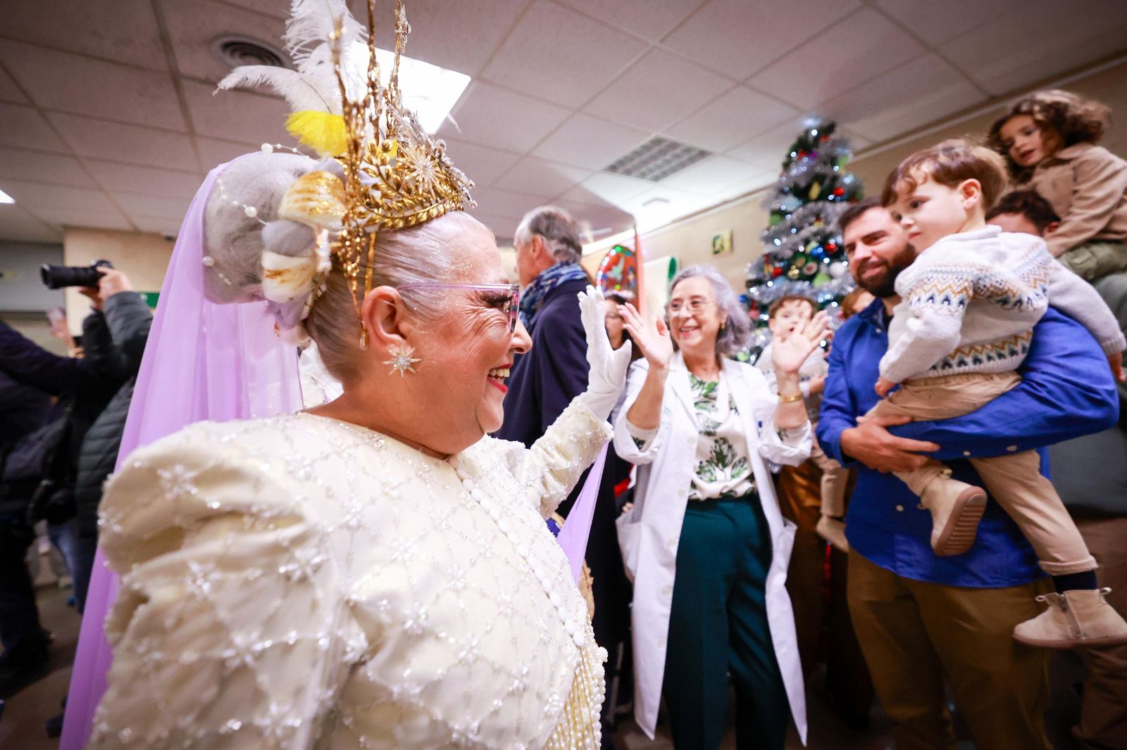 Los Reyes Magos, en el hospital Puerta del Mar de Cádiz.