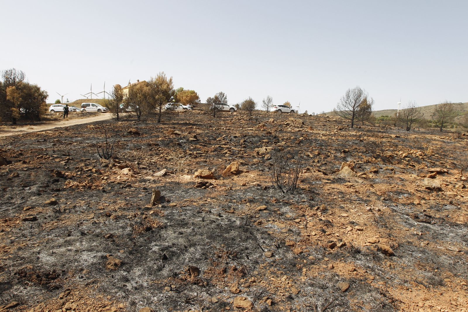 Fotogalería incendio extinguido Sierra de Gádor