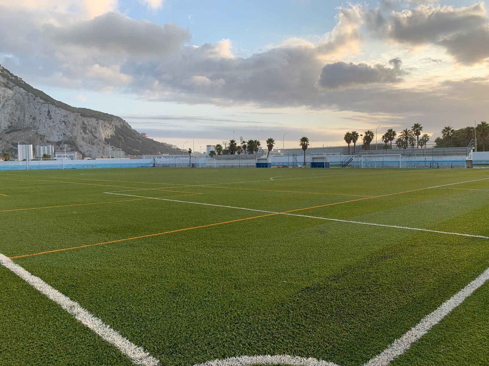 Uno de los campos 'José Puyol' de La Línea, en los que se produjo el incidente