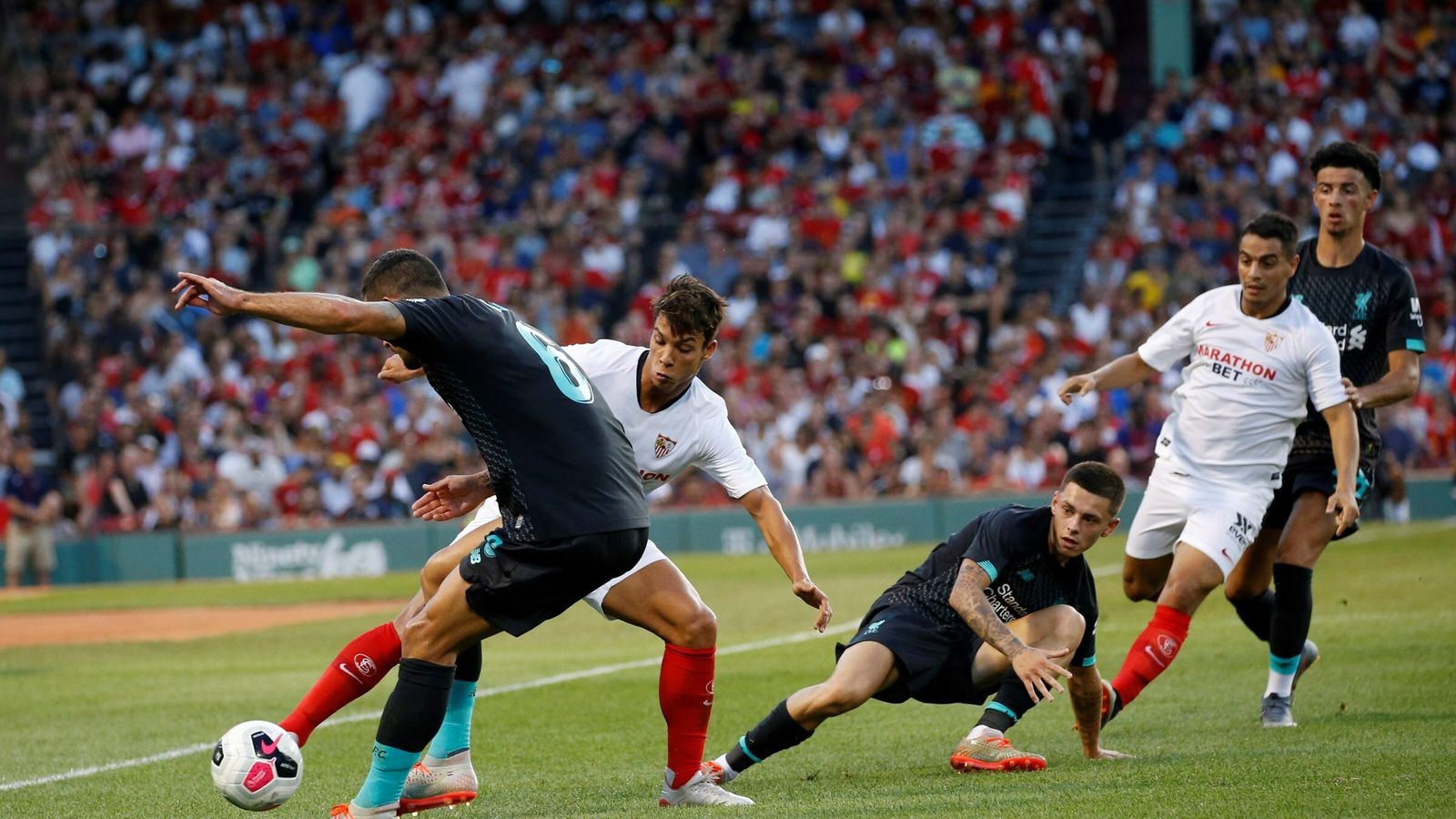 Las imágenes del amistoso Liverpool-Sevilla FC