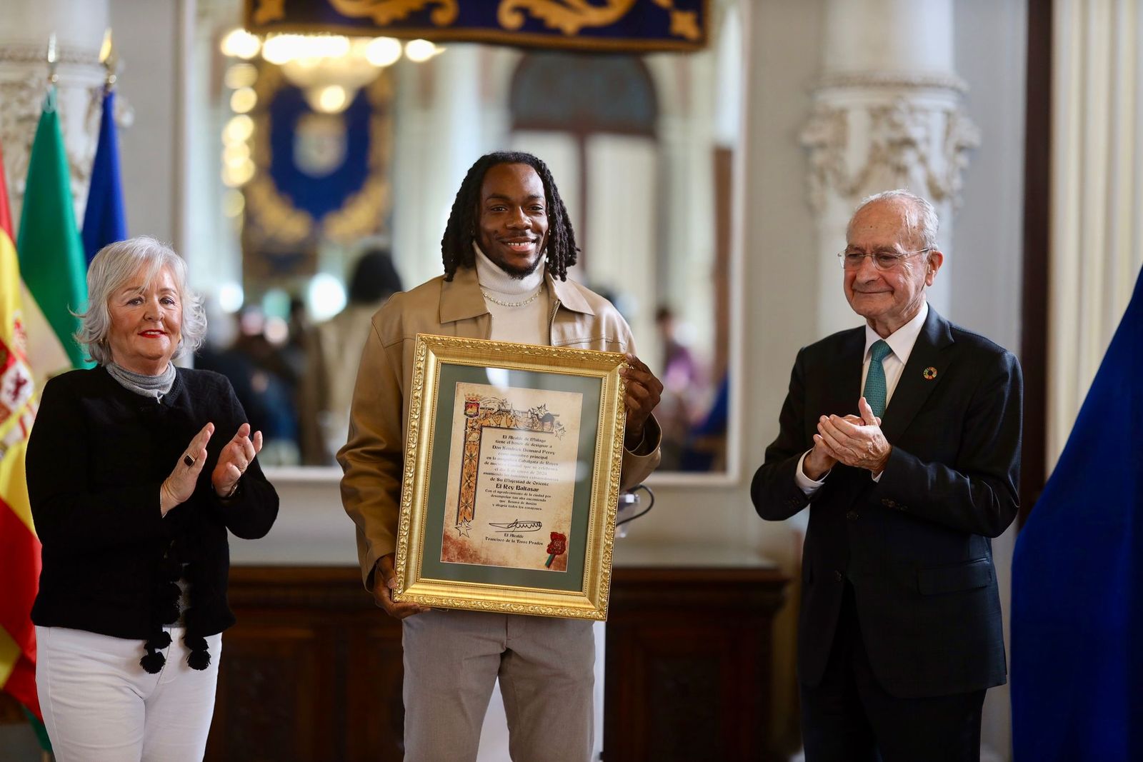 Kendrick Perry, en el Ayuntamiento.