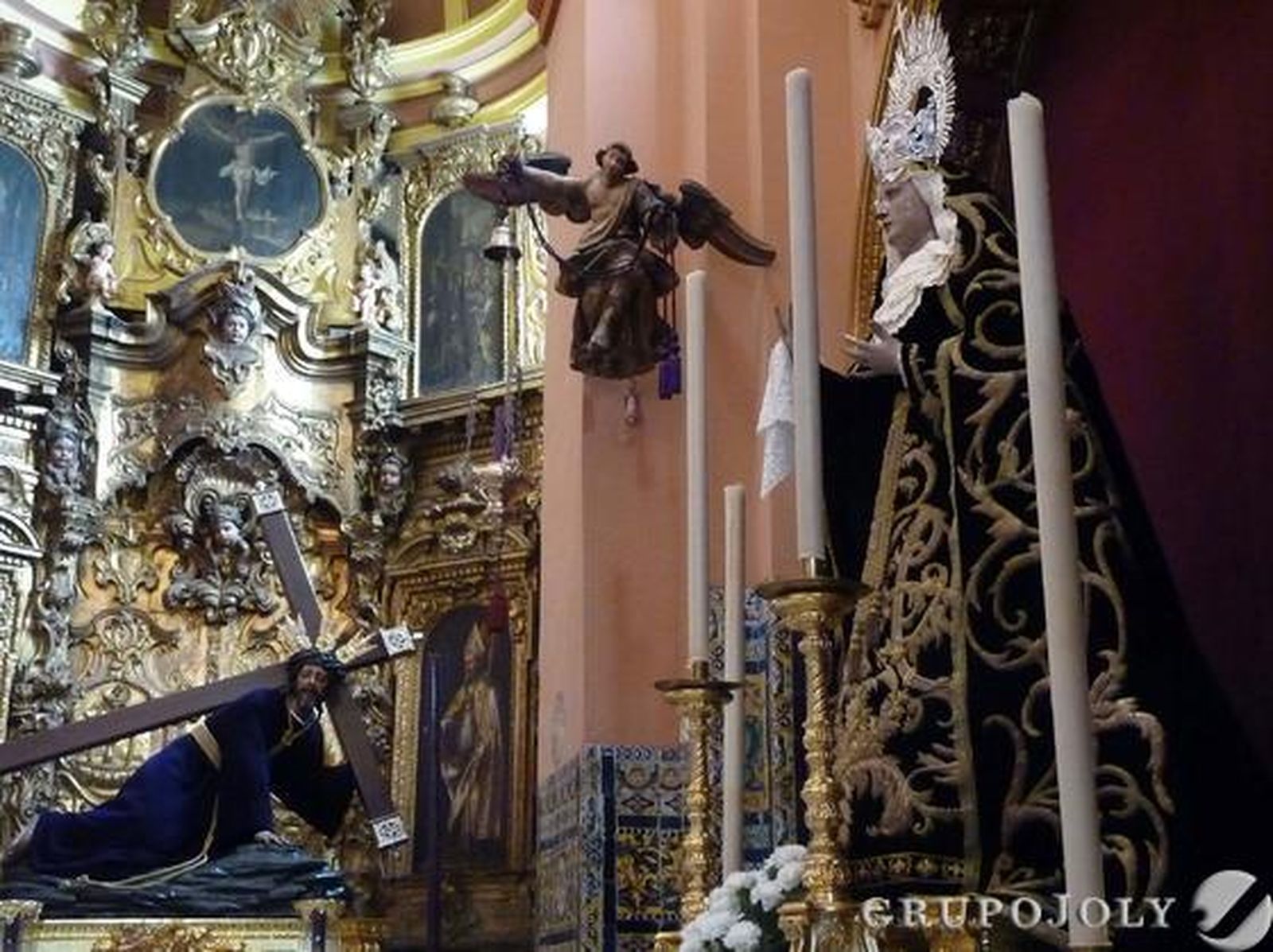 Virgen de los Dolores de la Hermandad de las Penas de San Vicente.

Foto: Ruesga Bono