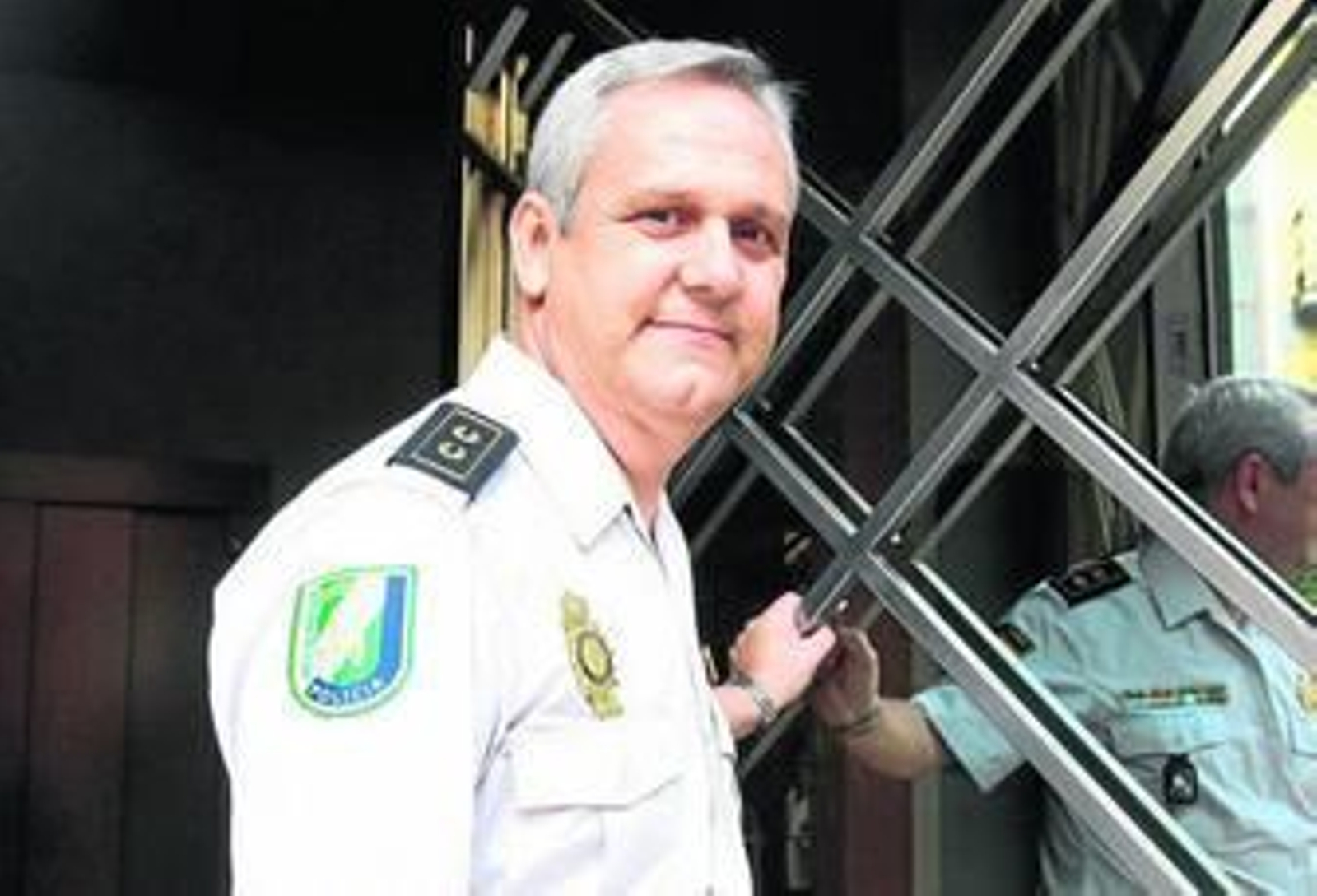 Francisco Barrios, a las puertas de la sede de la unidad.