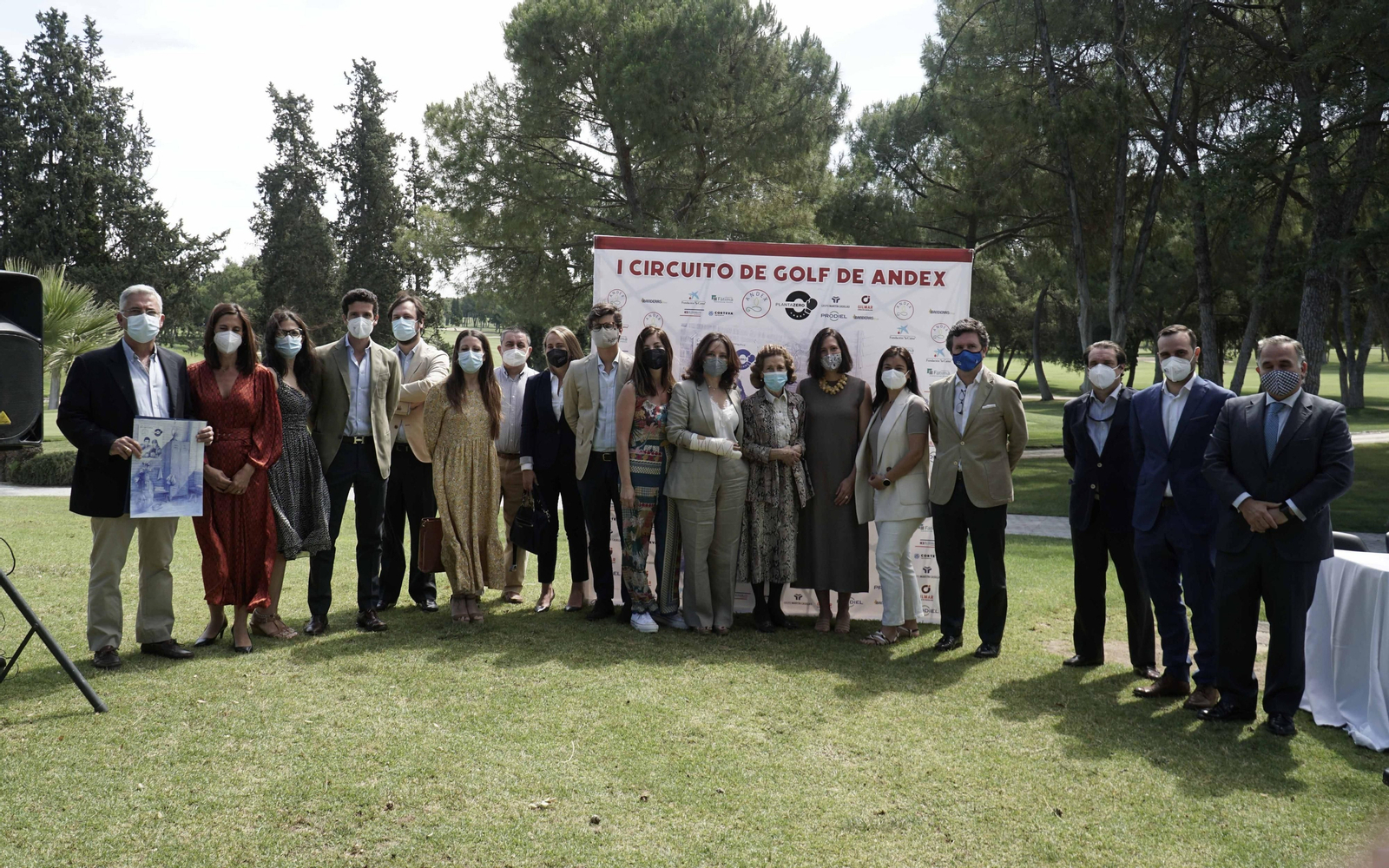 Presentación del I Circuito de Golf Solidario de Andex a favor de la Planta Zero en Pineda.