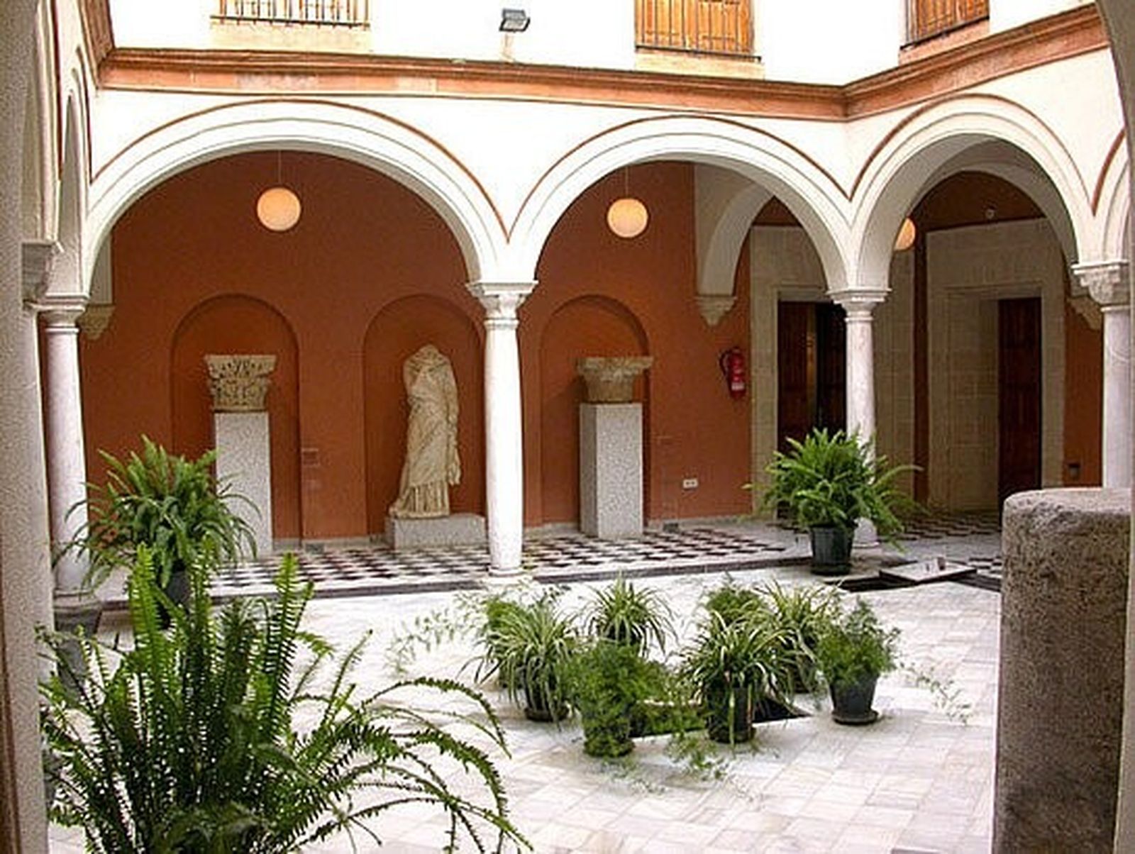 Zona interior del Museo Arqueológico de Jerez