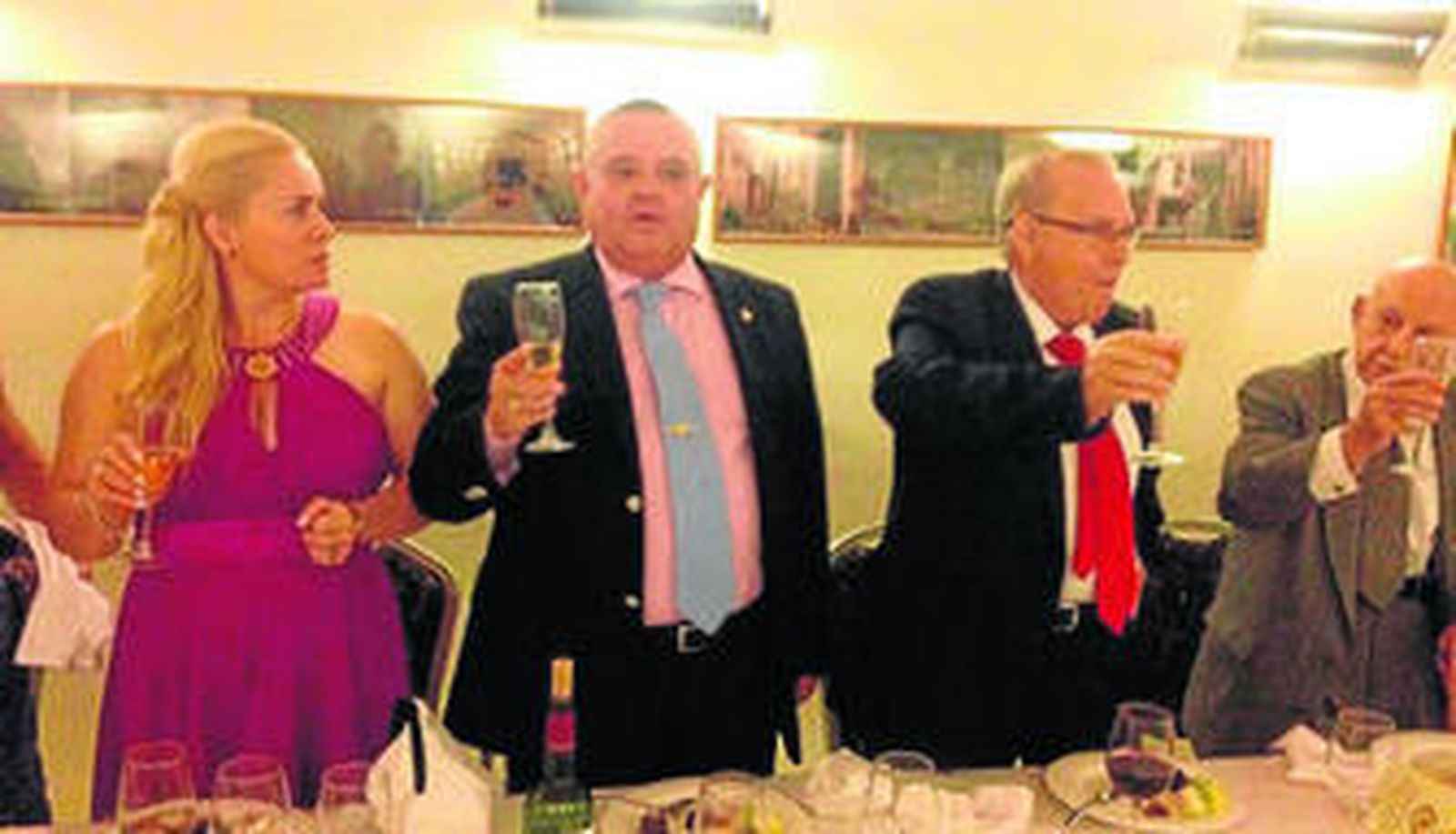 Julián Camacho agradeció las muestras de cariño recibidas durante el homenaje recibido.