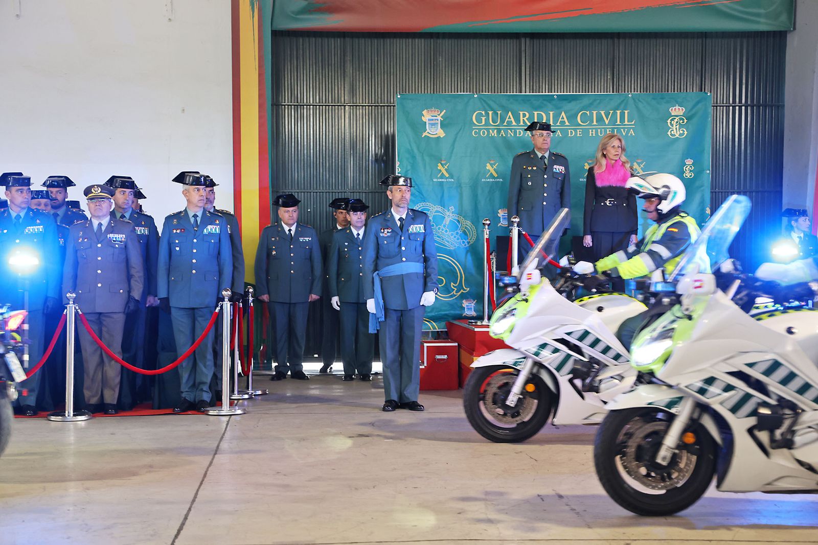 Imágenes de la jura del cargo de Julio Serrano Checa como Jefe de la Comandancia de la Guardia Civil de Huelva