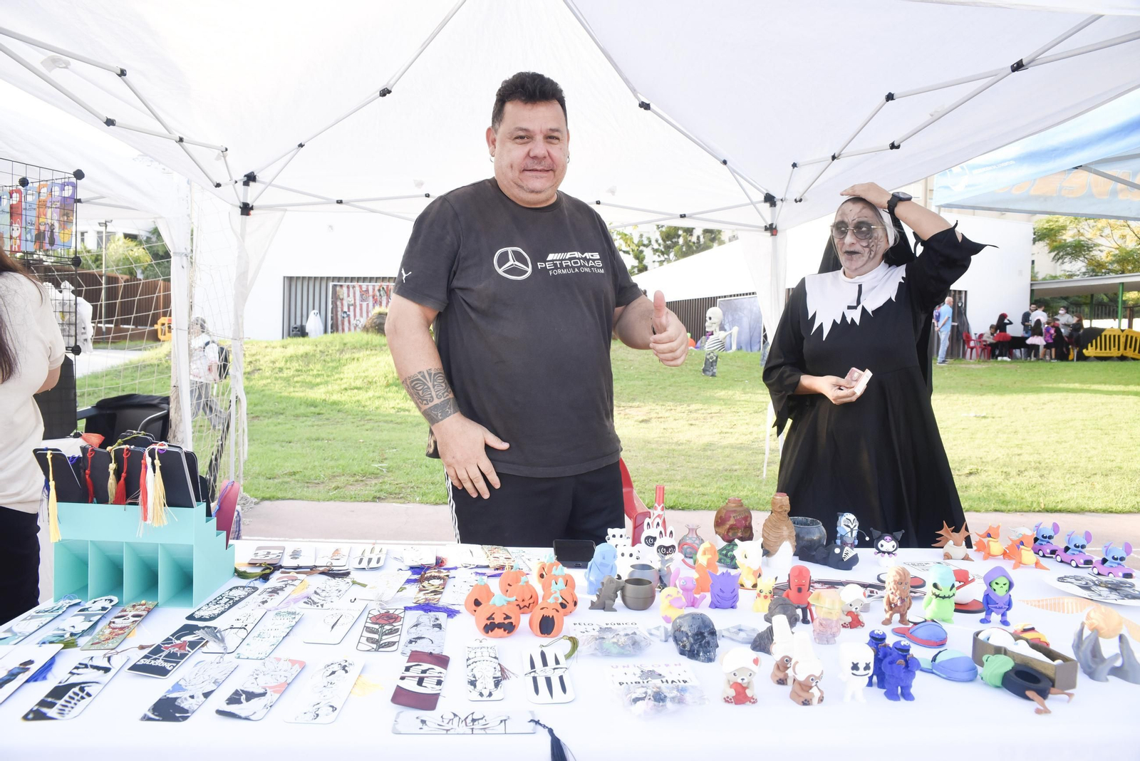 Fotos del horror freak por Halloween en La Línea