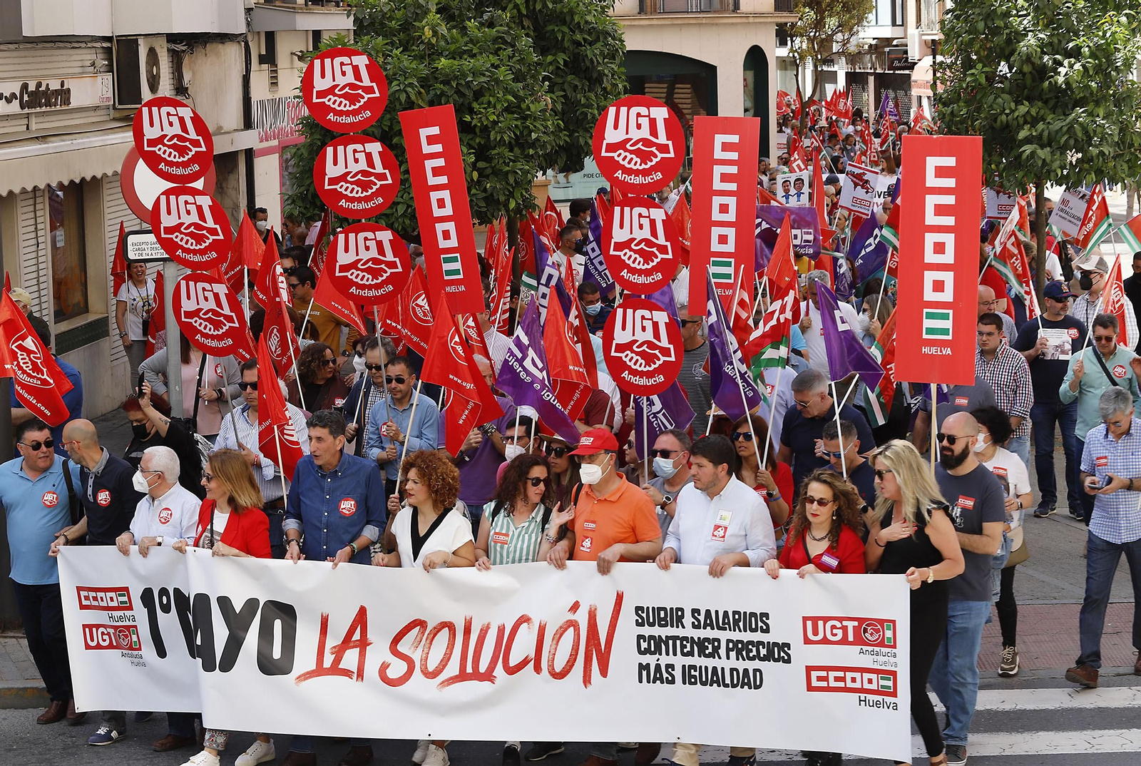 Las imágenes más destacadas del domingo 1 de mayo en Huelva