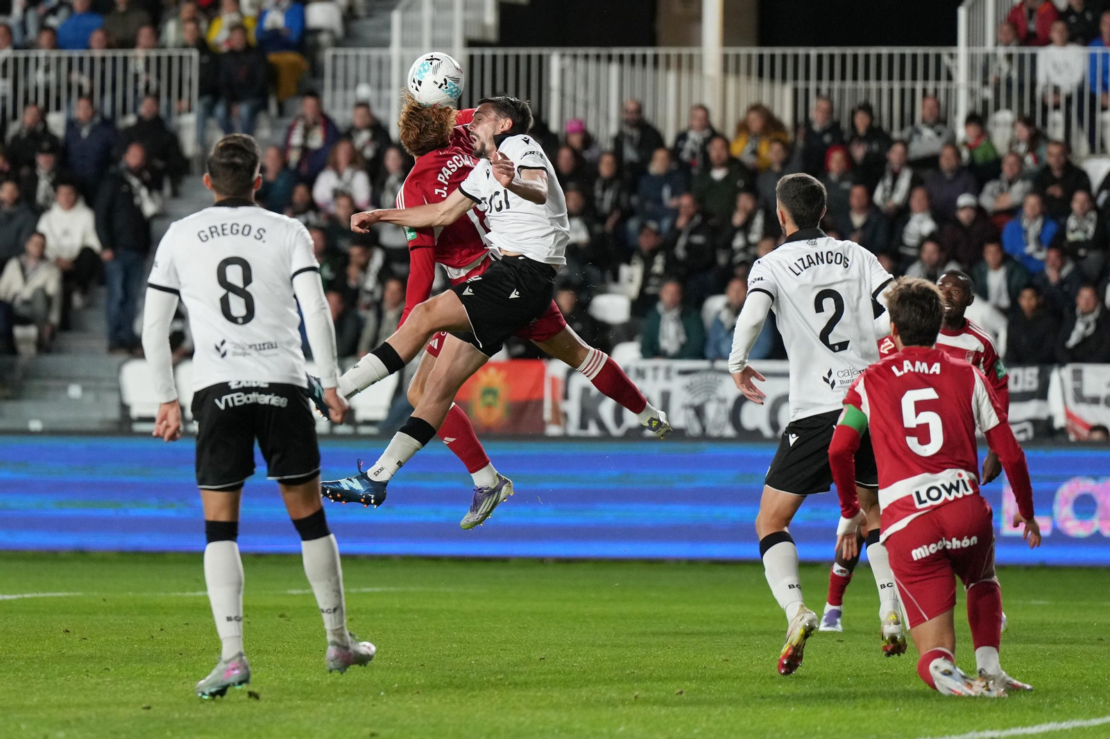 Las imágenes del partido entre el Burgos y el Granada CF