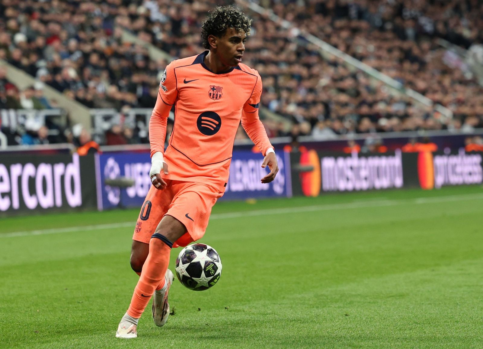 Las fotos del Newcastle-Barcelona