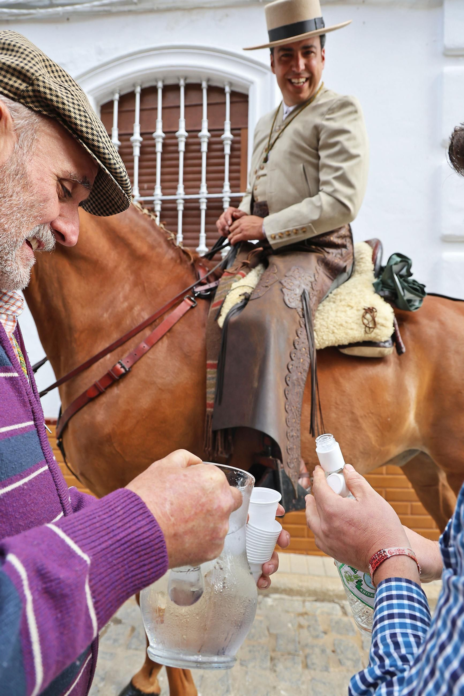 Las imágenes de la romería de San Benito Abad en el Cerro del Andévalo de Huelva
