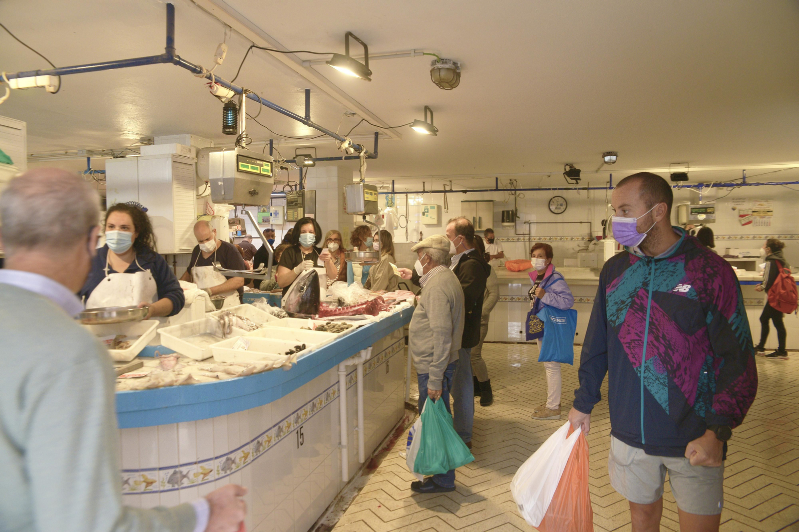 Fotos del centro de Algeciras en el primer fin de semana de Noviembre