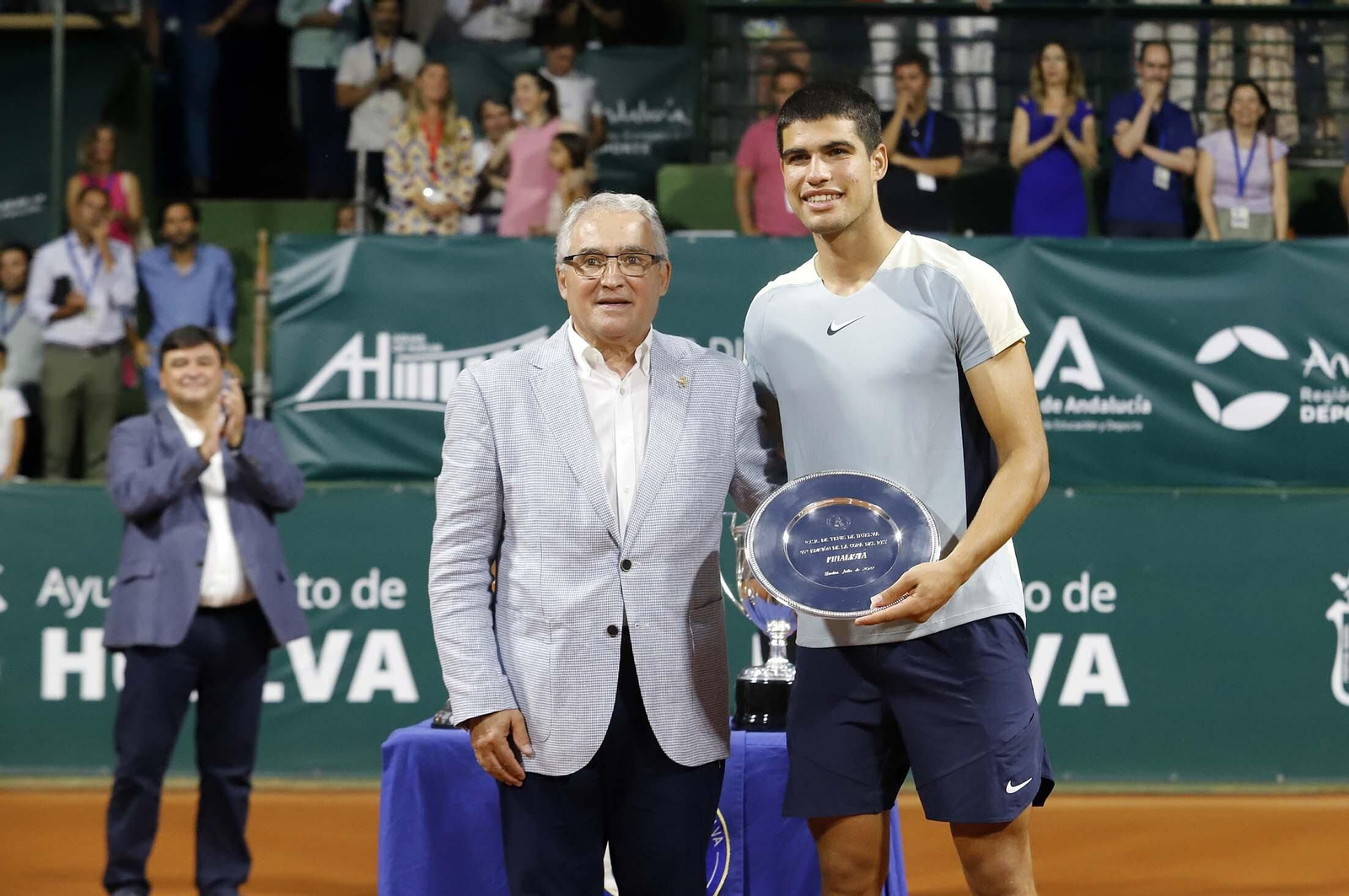 Imágenes de la final de la 97 Copa del Rey de Tenis entre Carlos Alcaraz y Davidovich