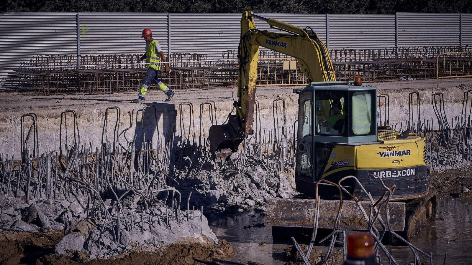 Estado de la obra del tanque de tormentas en El Puerto