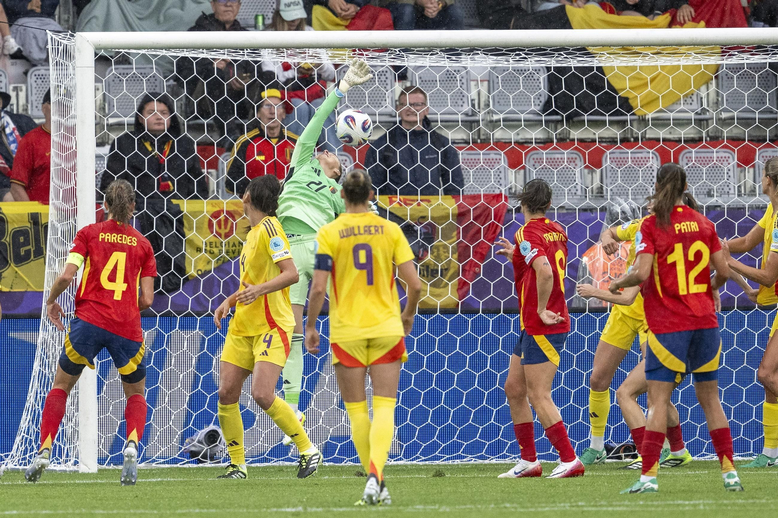 Las fotos de la goleada de España sobre Bélgica en la Eurocopa femenina