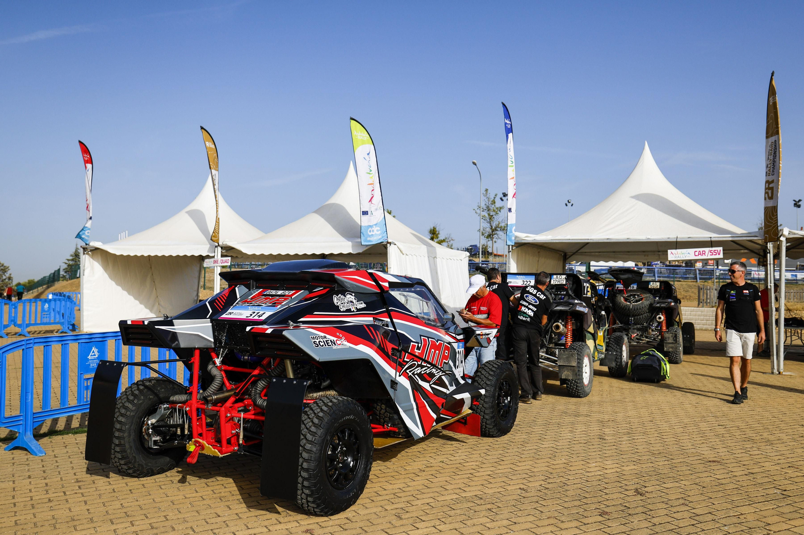 Las imágenes del 'Dakar' de Dos Hermanas