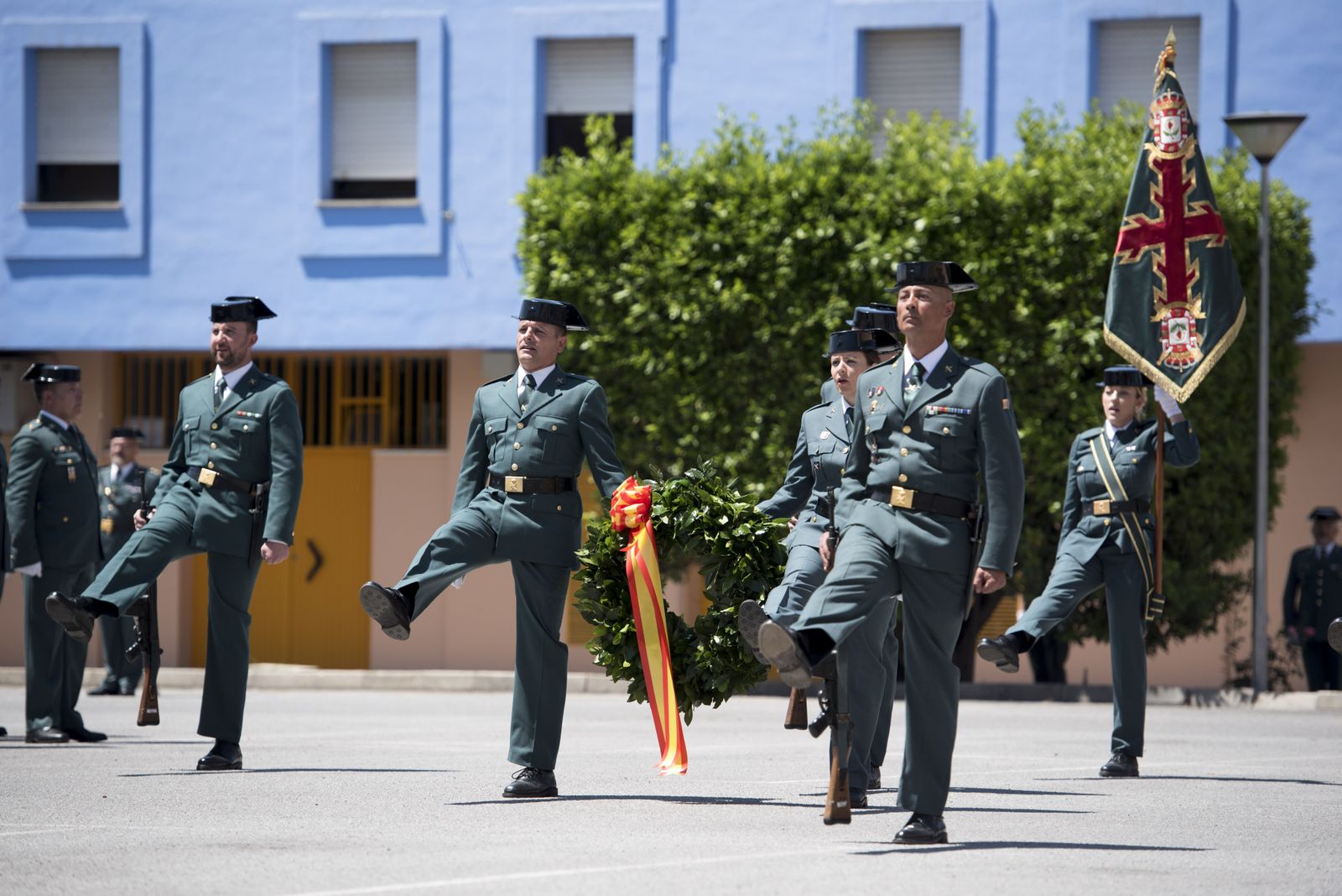 Acto de celebración del 175 aniversario de la Guardia Civil en Granada