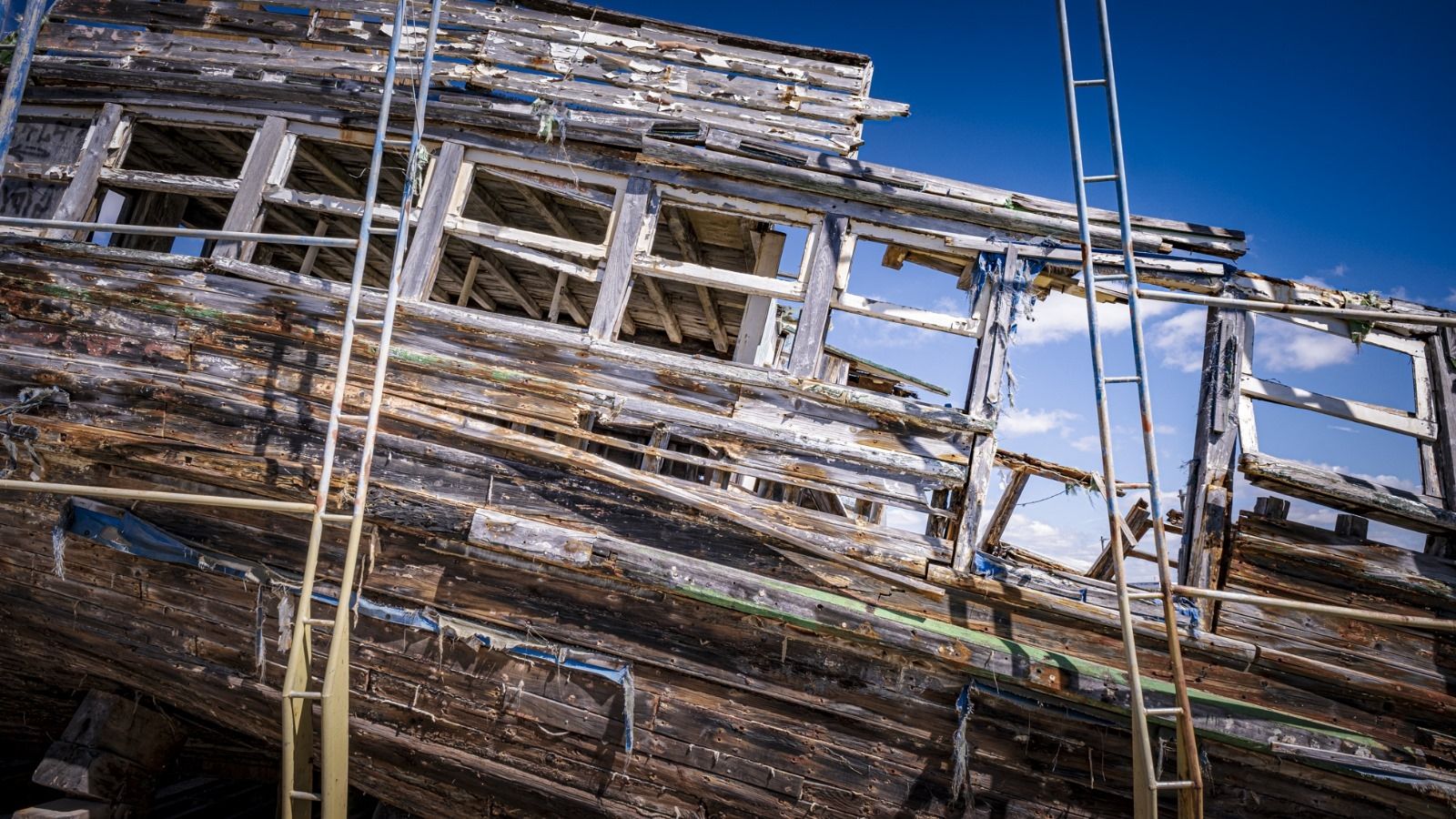 Las imágenes de lo que queda del Vaporcito de El Puerto