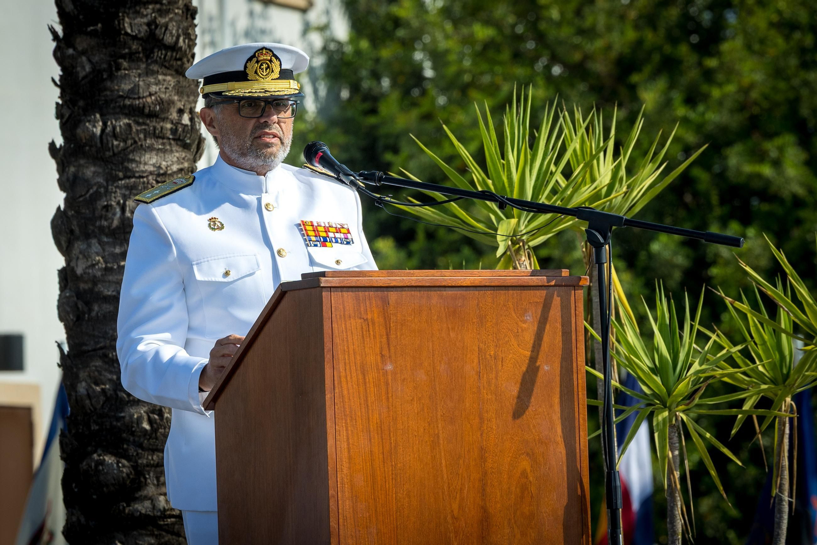 Las imágenes de la ceremonia de cambio de mando de EEUU en la Base de Rota