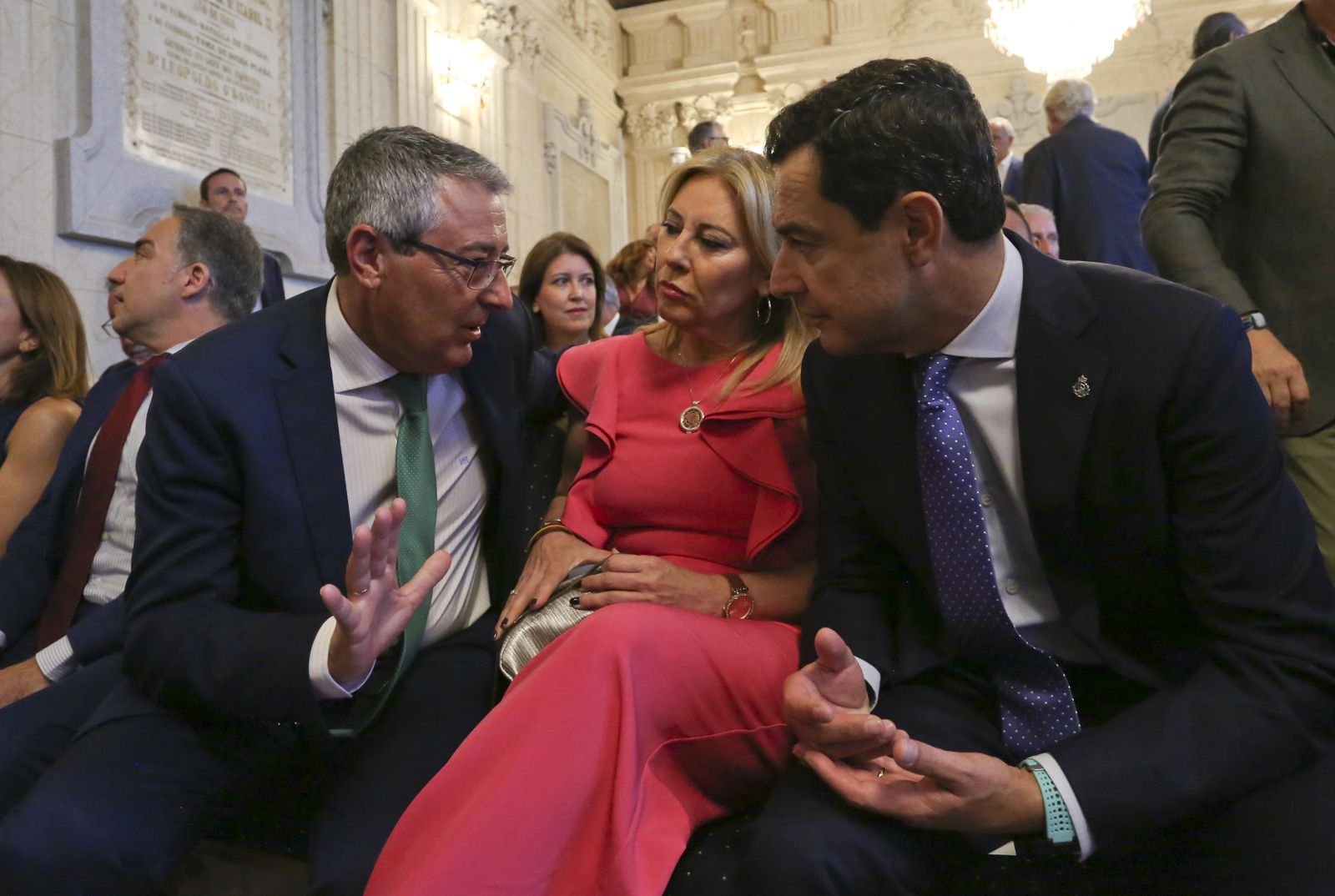 Homenaje a Celia Villalobos en el Ayuntamiento de Málaga (fotos)