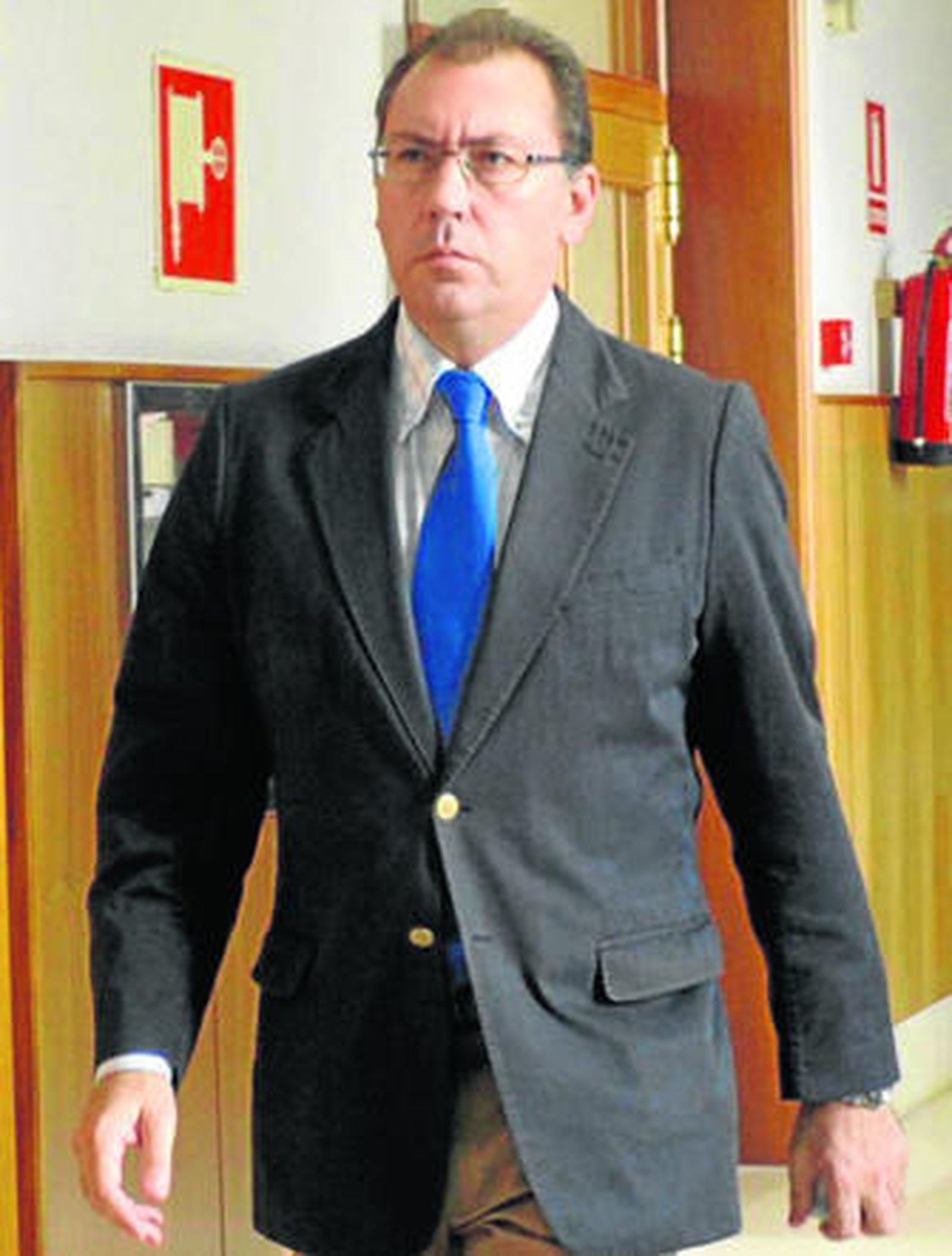 Jenaro Jiménez, en uno de los juzgados gaditanos.