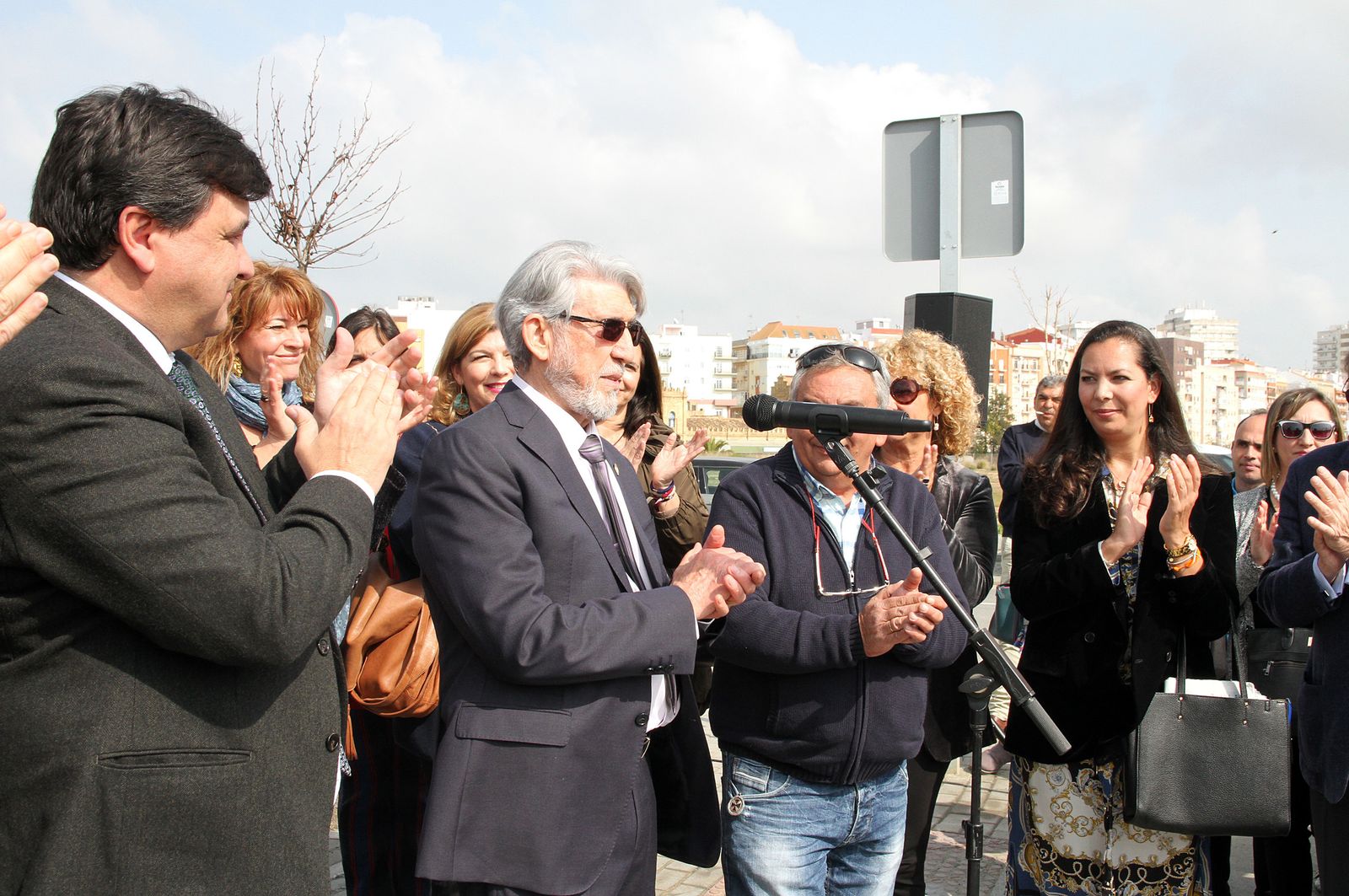 Inauguración de la Calle Doctor Cristóbal Gangoso, en imágenes