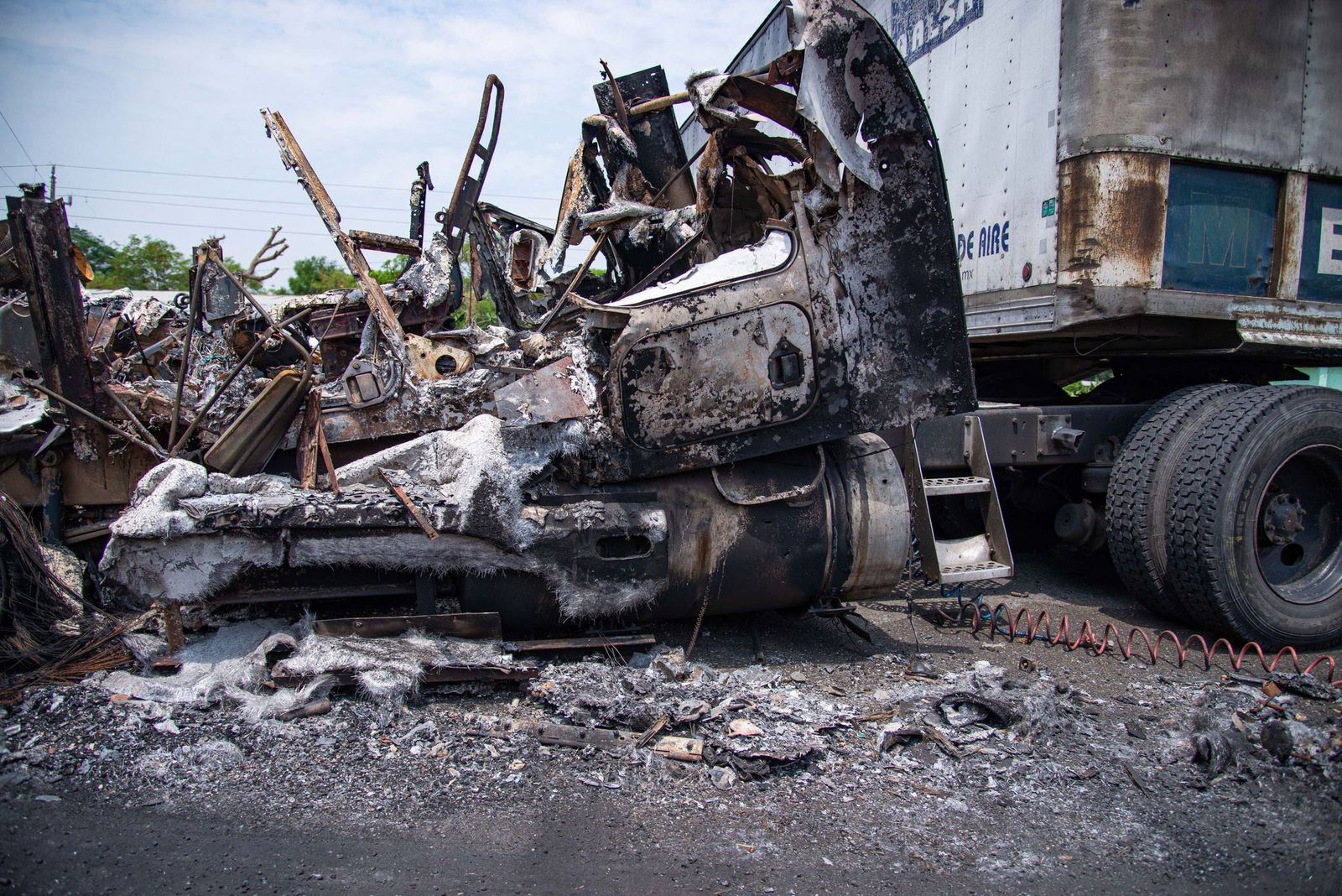 Las fotos de la ola de violencia en México tras la muerte del narco El Mencho